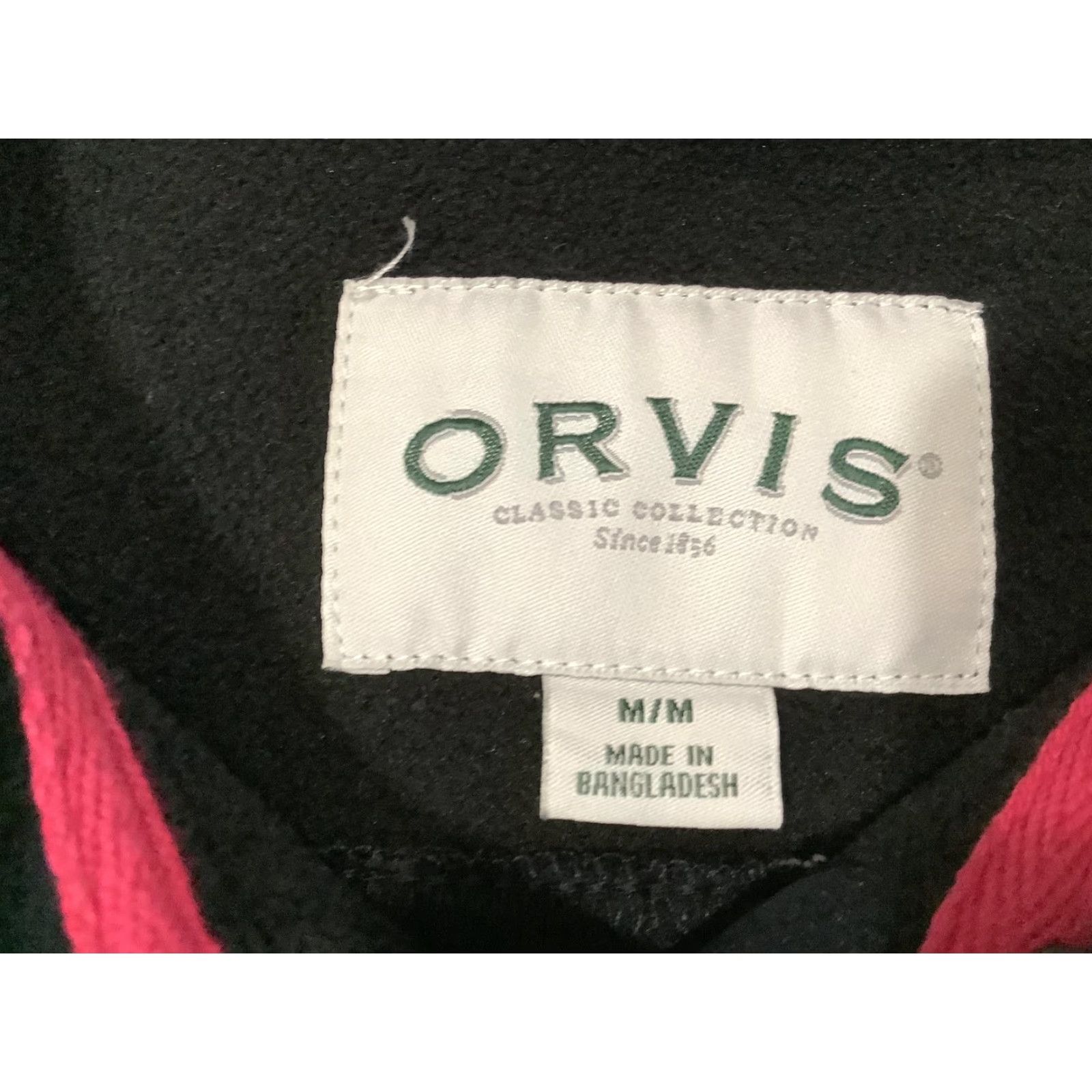 Orvis VINTAGE Orvis Shirt Womens Medium Black Gray White Plaid Flannel Button Up Long Sleeve Size M / US 6-8 / IT 42-44 - 6 Thumbnail