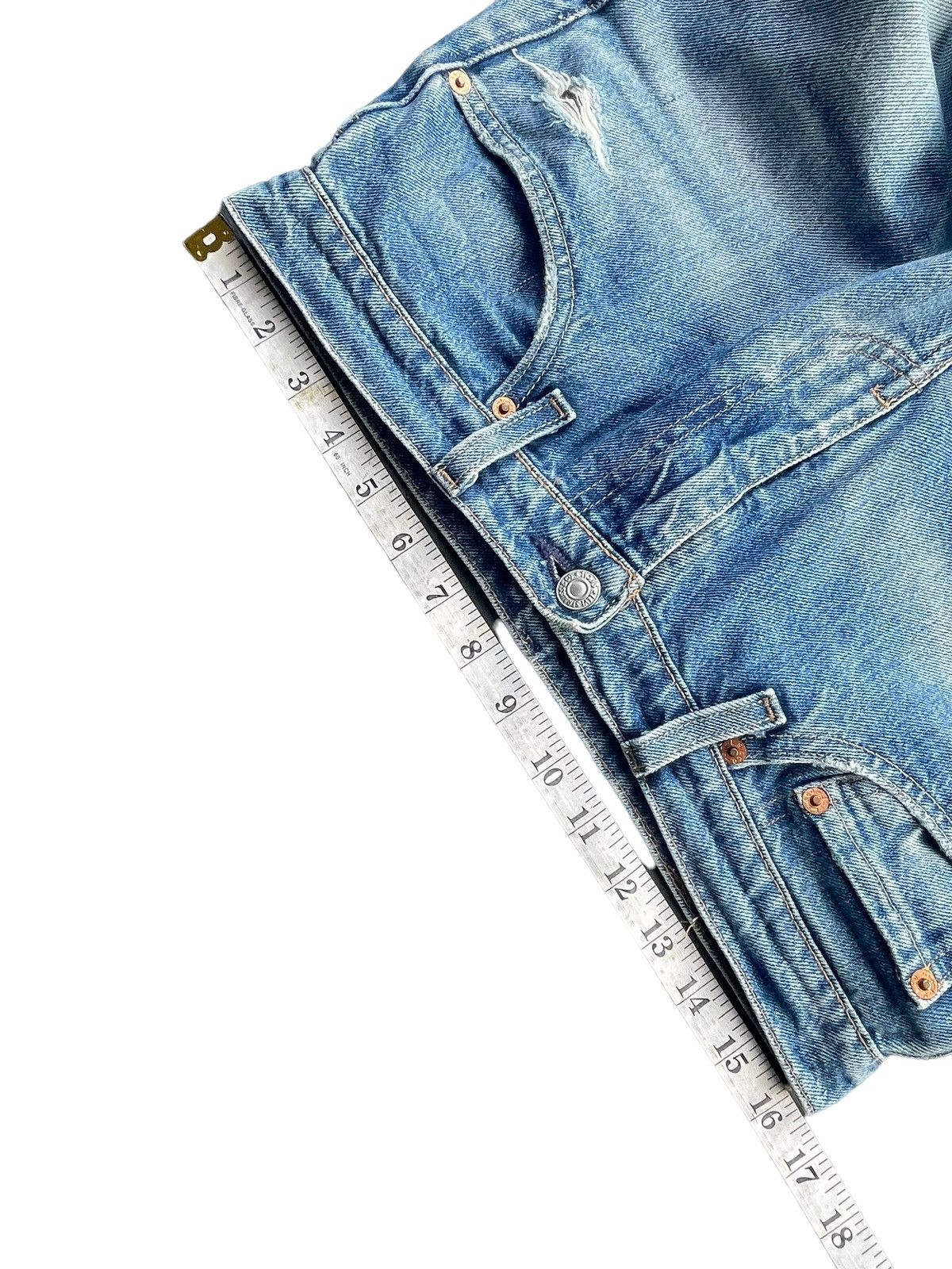 If Six Was Nine × Levi's Levis 511 E Distresed Denim Size US 32 / EU 48 - 20 Thumbnail