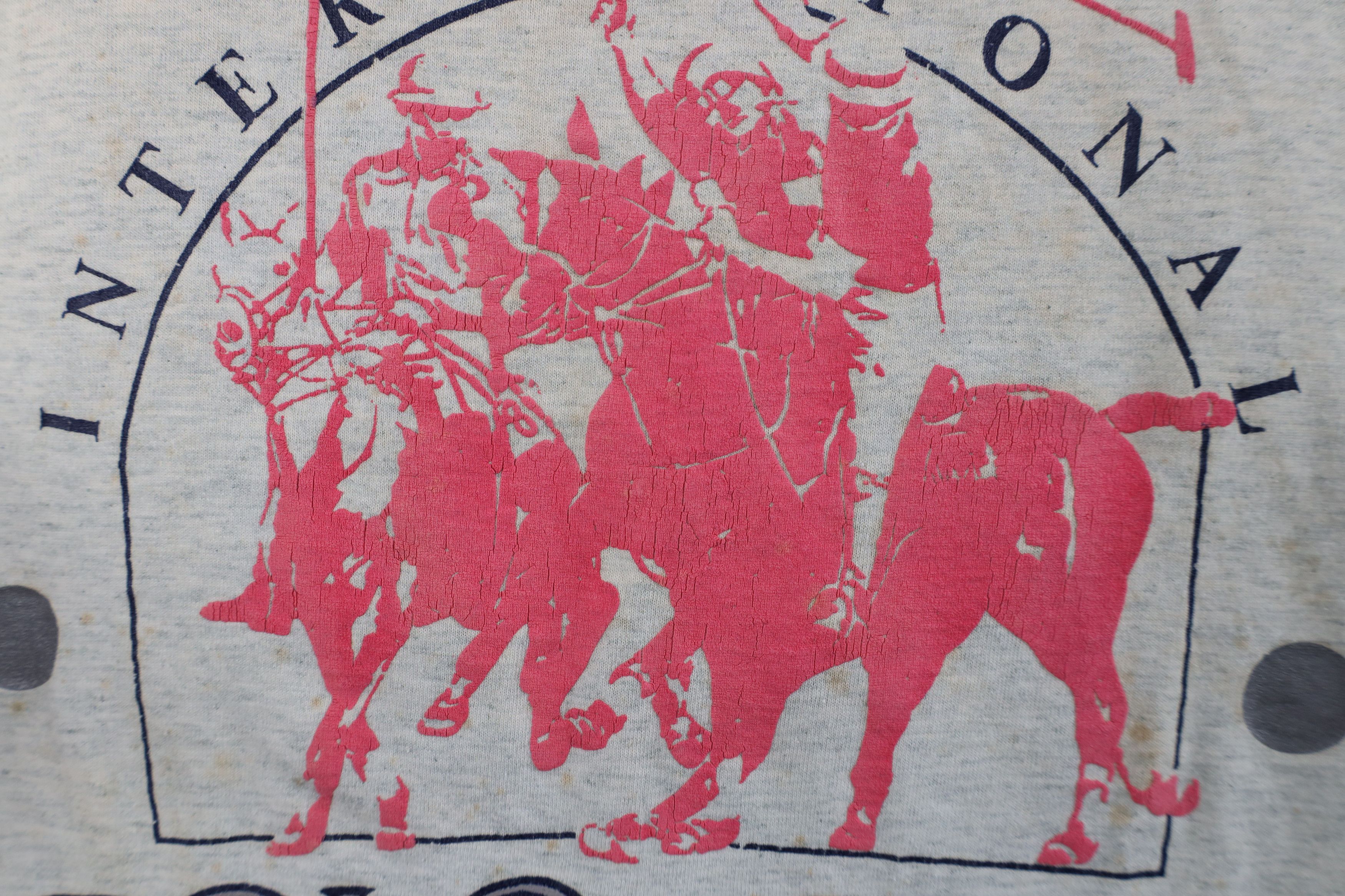 Vintage Vintage 90s Streetwear Polo Club Horse T-Shirt USA Size US XL / EU 56 / 4 - 5 Thumbnail