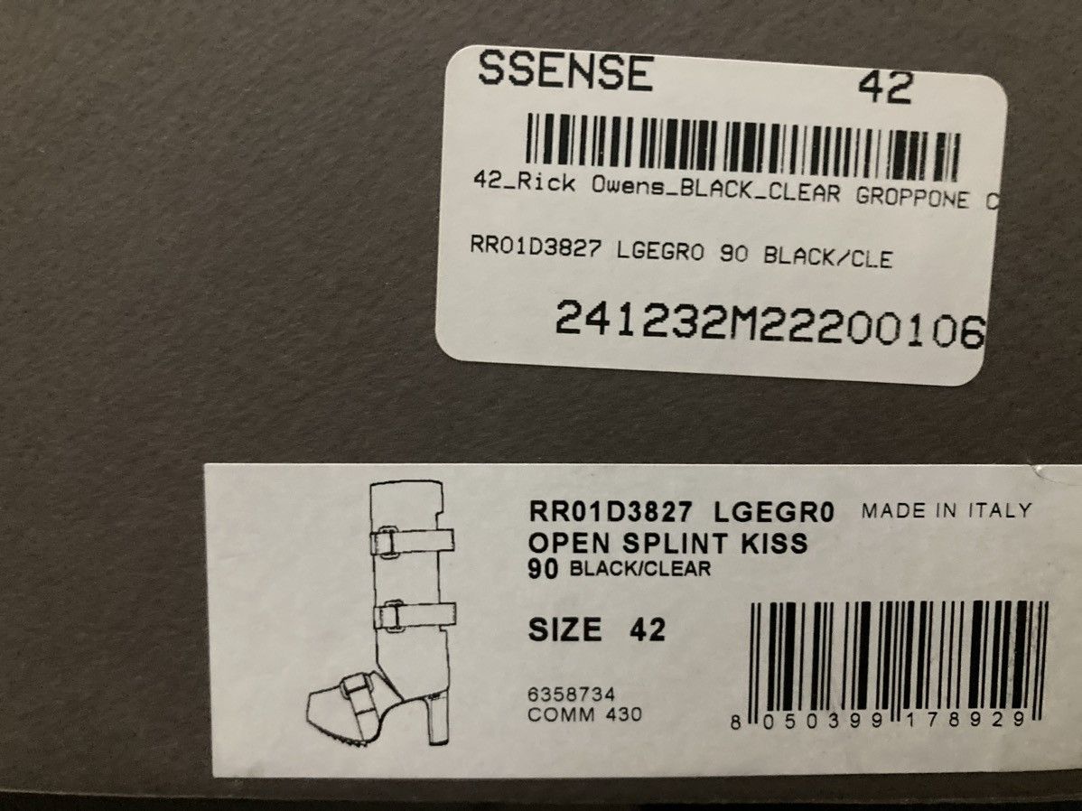 Rick Owens NEVER WORN / Open Splint Kiss Boots by Rick Owens Size US 9 / EU 42 - 15 Thumbnail