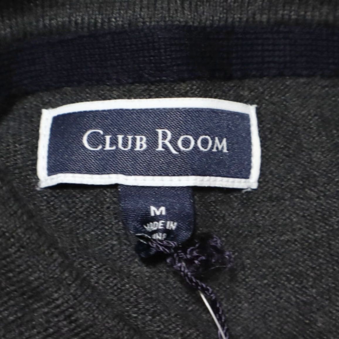 Club Room Club Room Merino Solid Long Sleeve Sweater Charcoal Men M Shirt Size US M / EU 48-50 / 2 - 6 Thumbnail