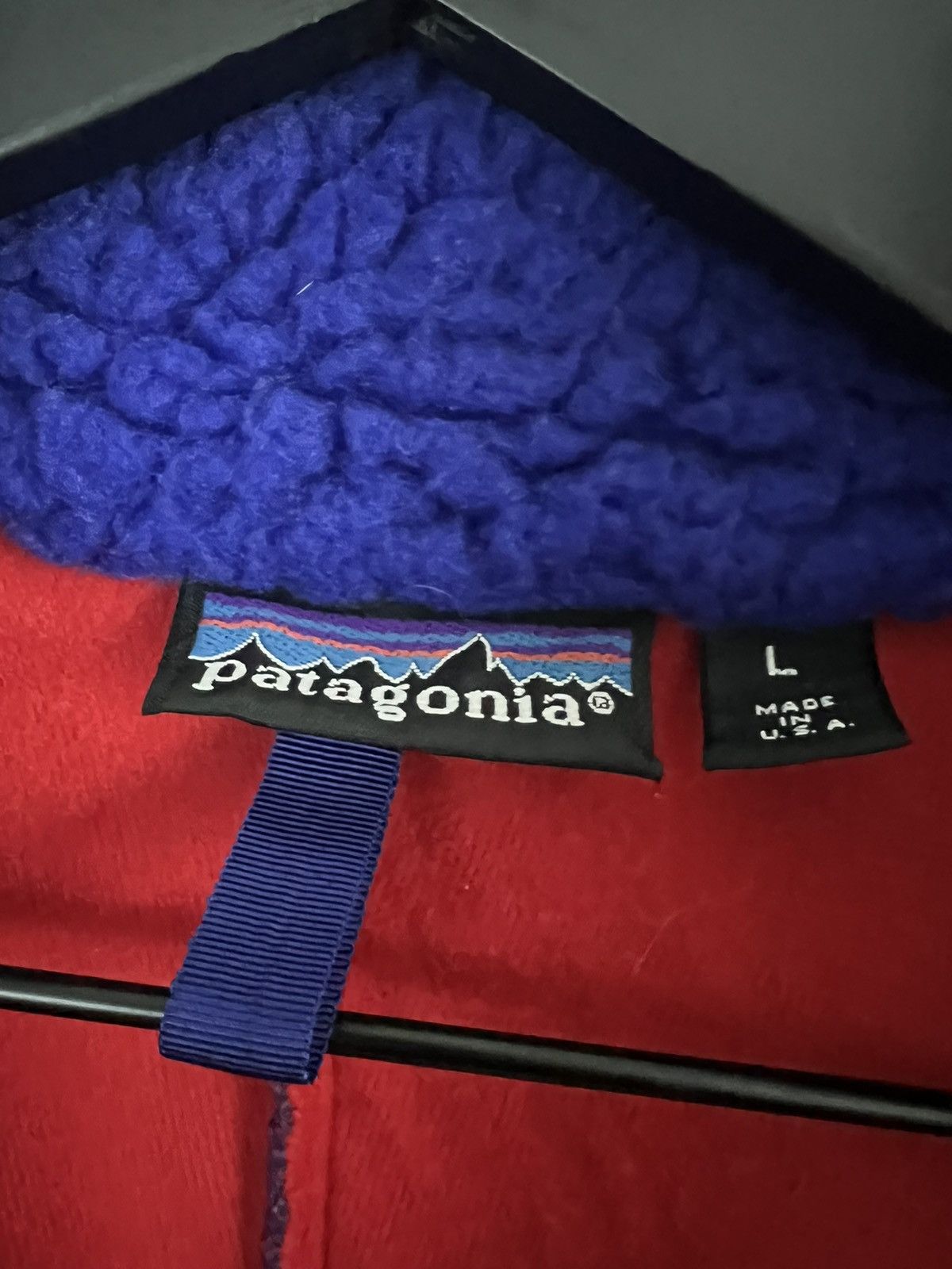 Patagonia × Vintage Patagonia Retro X Deep Pile Fleece Purple Violet Blue Large Size US L / EU 52-54 / 3 - 11 Thumbnail