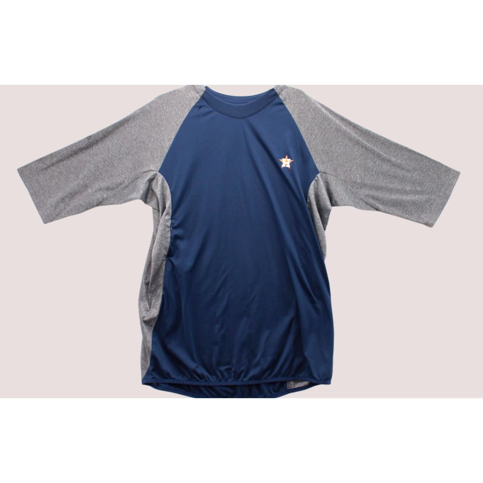 MLB VINTAGE Majestic Houston Astros Shirt Mens XL Blue Gray MLB Performance Therma Base Size US XL / EU 56 / 4 - 1 Thumbnail