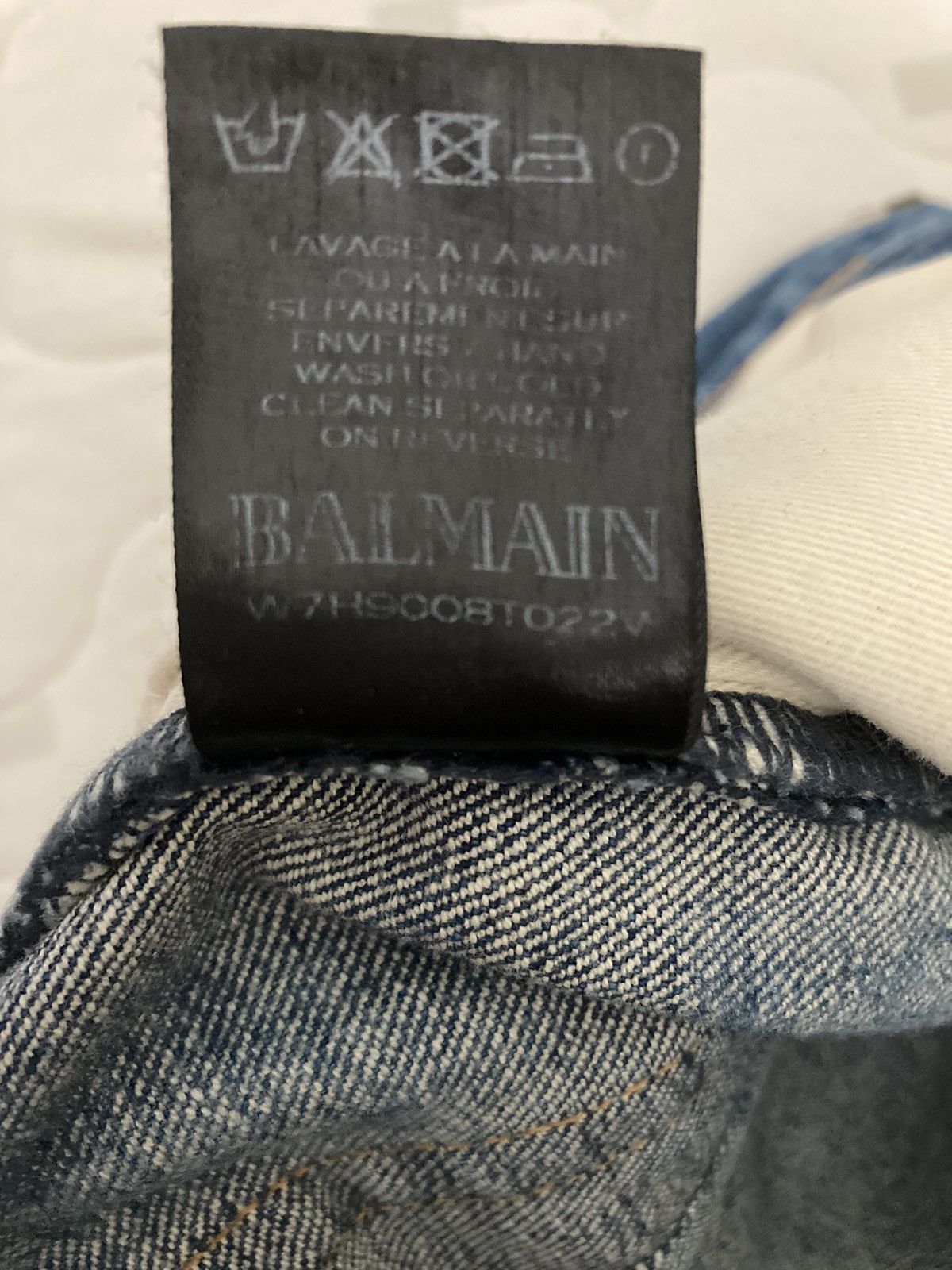 Balmain BALMAIN PARIS Distressed Skinny Jeans Size US 30 / EU 46 - 9 Thumbnail