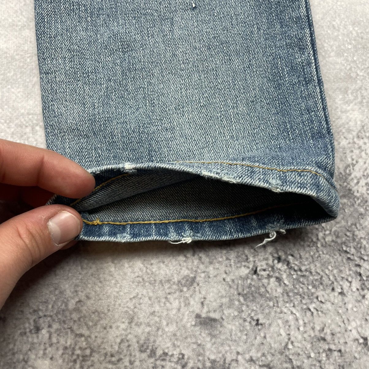 Balmain Balmain Light Blue Biker Stretch Denim Jeans Luxury Size US 34 / EU 50 - 10 Thumbnail
