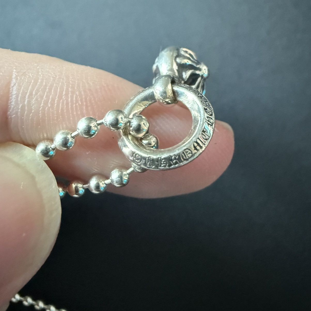 Chrome Hearts Chrome Hearts Ball Chain Cross Necklace Size ONE SIZE - 7 Thumbnail