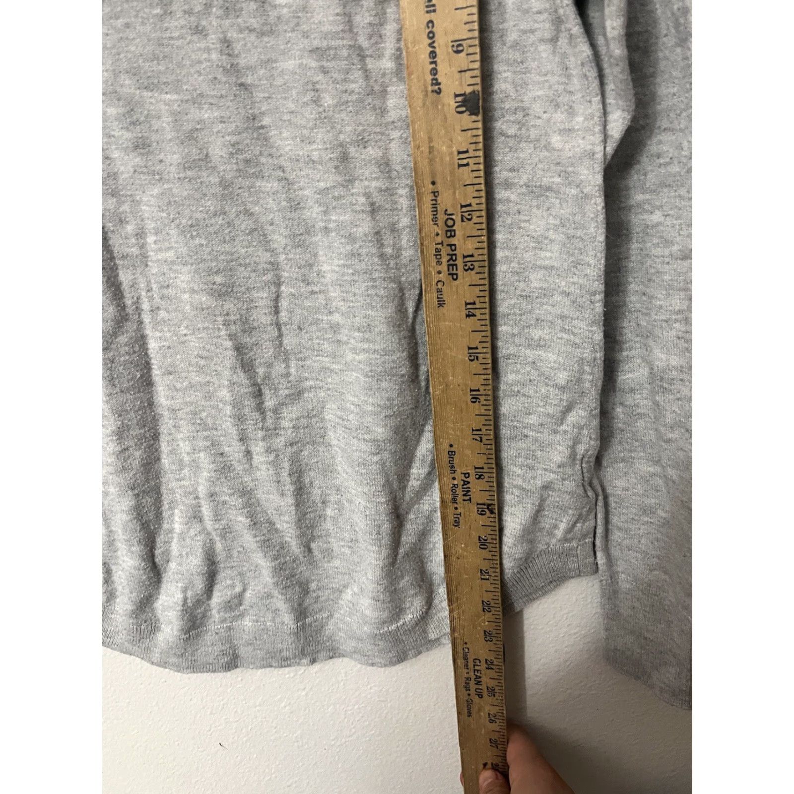 Loft LOFT VINTAGE Cable-Knit Long Sleeve Gray Sweater XS Casual Pullover Women 90s Size XS / US 0-2 / IT 36-38 - 4 Thumbnail