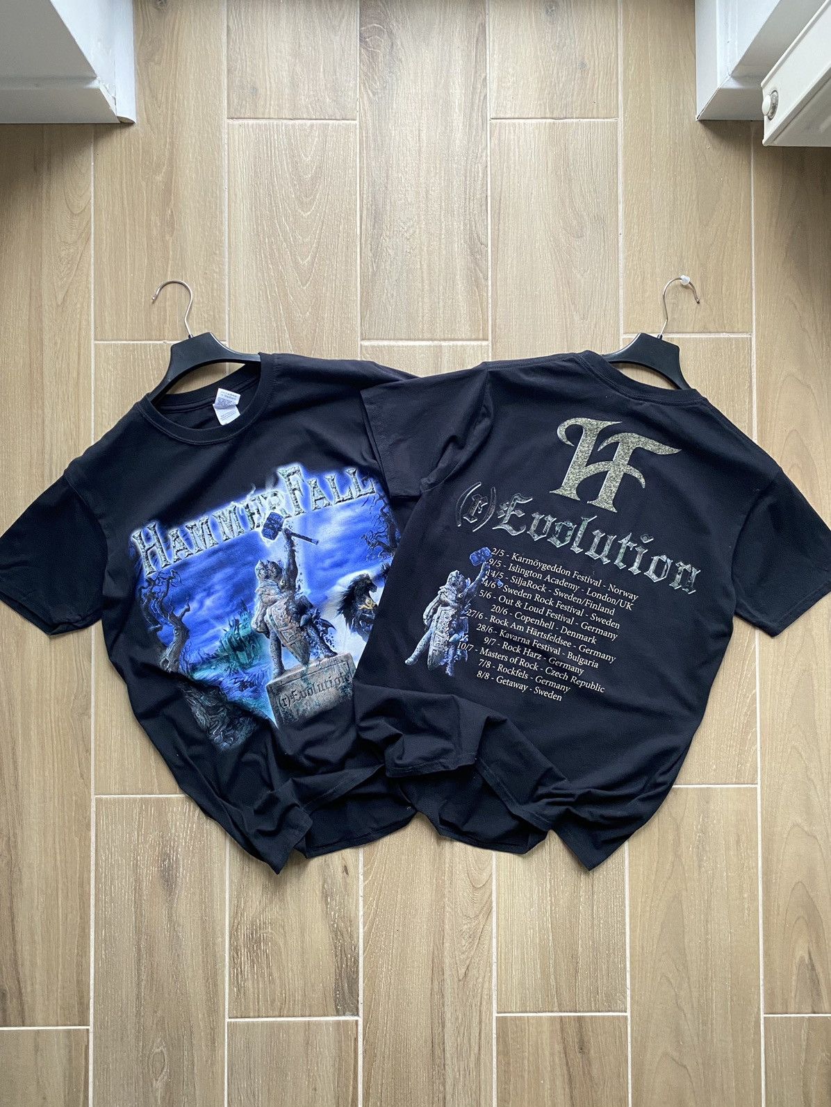 Band Tees Hammerfall Evolution Rock Tour Tee Size US S / EU 44-46 / 1 - 5 Thumbnail