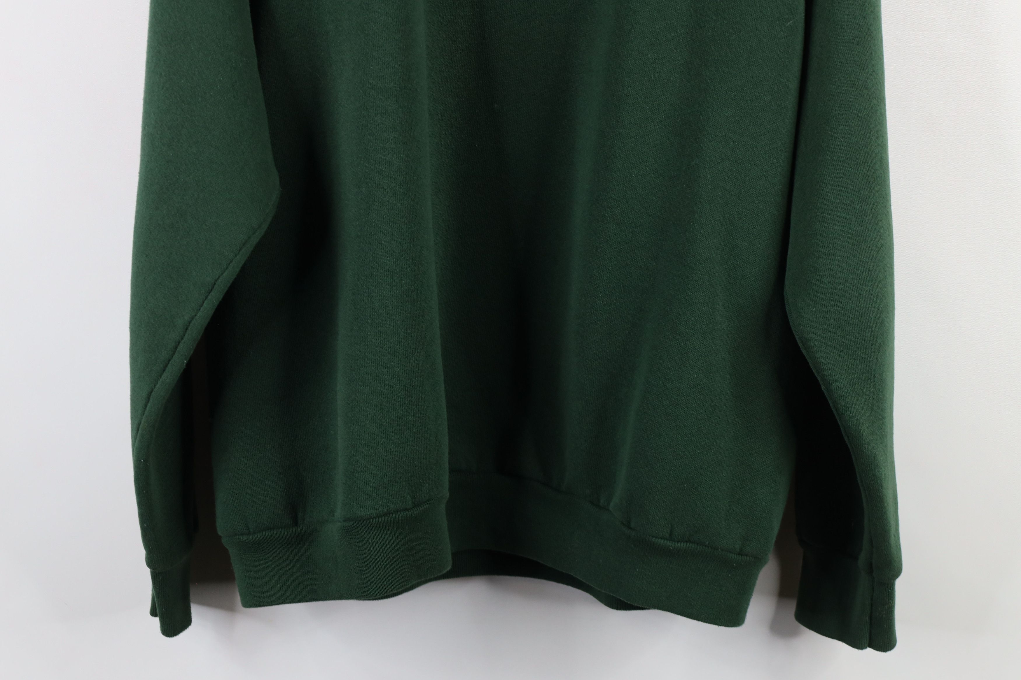 Vintage Vintage 90s Christmas Wreath Bird Sweatshirt Green USA Size L / US 10 / IT 46 - 14 Thumbnail