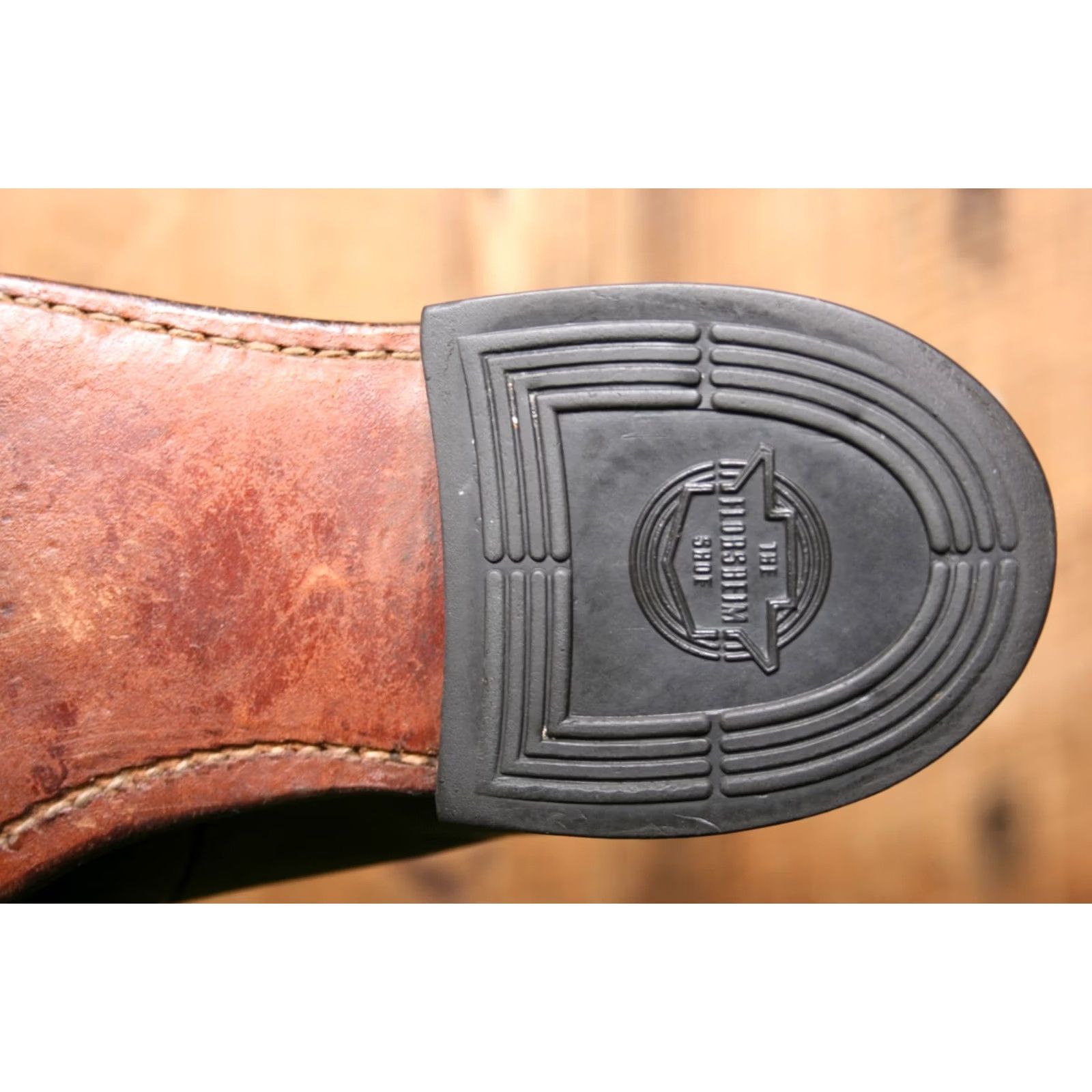Florsheim VINTAGE Florsheim Brown Leather Loafers Mens Sz. 8E Dress Slip On Leather Upper 8 E Brown Loafer Mens Shoes Vintage 80s Size US 8 / EU 41 - 6 Thumbnail