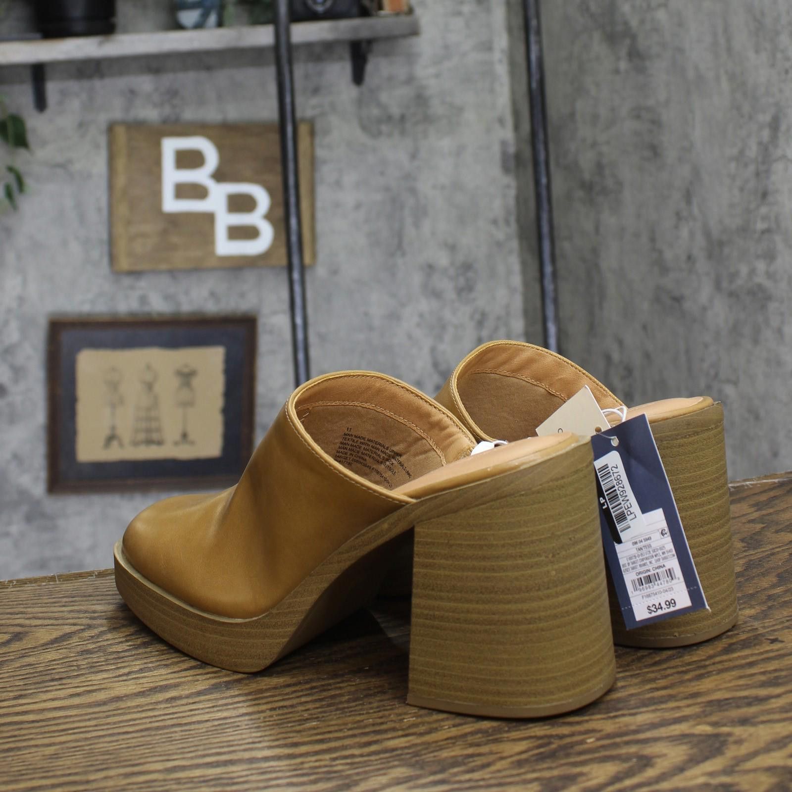 Other Universal Thread Mule With Memory Foam Insole Tan Brown 11m Size US 11 / IT 41 - 3 Thumbnail