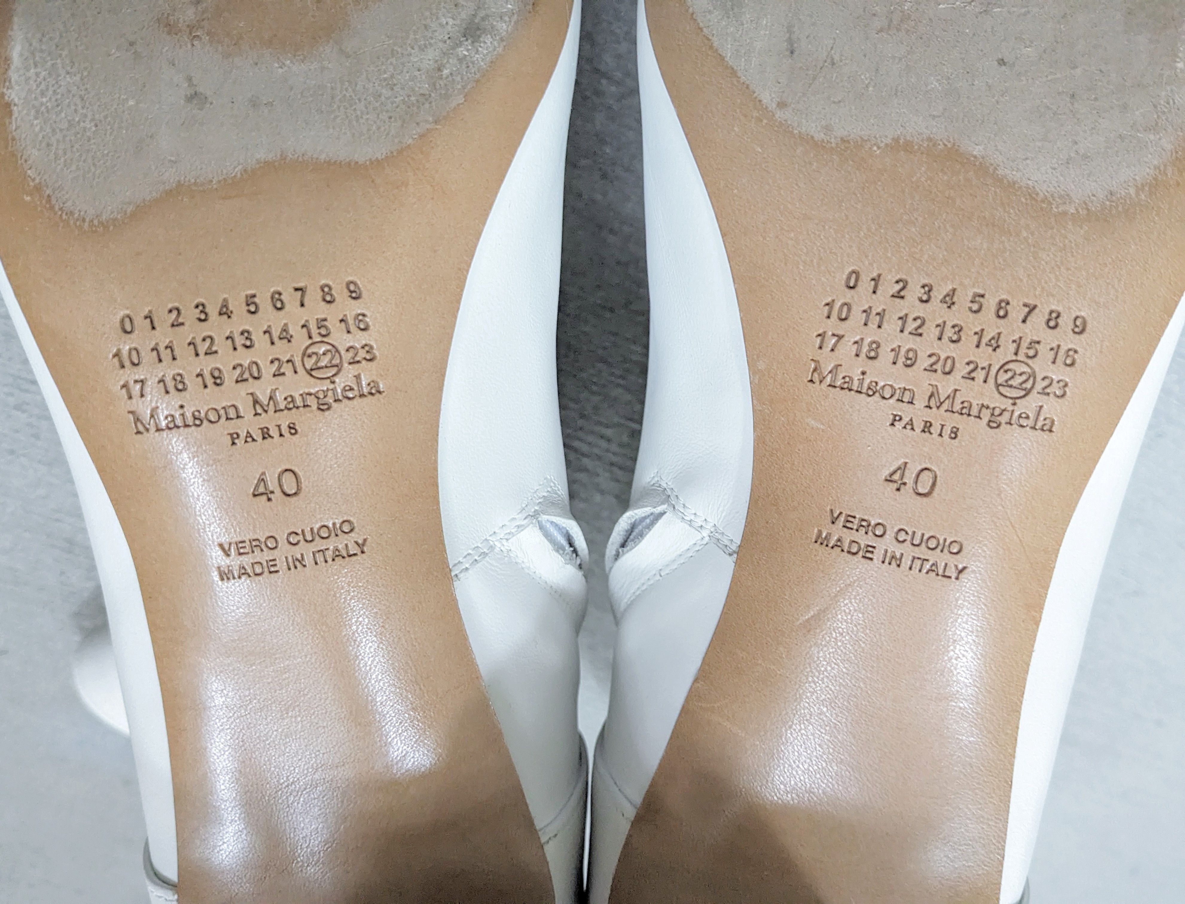 Maison Margiela Maison Margiela Boots Heels White Leather 7 40 Side Zip Size US 7 / EU 40 - 17 Thumbnail