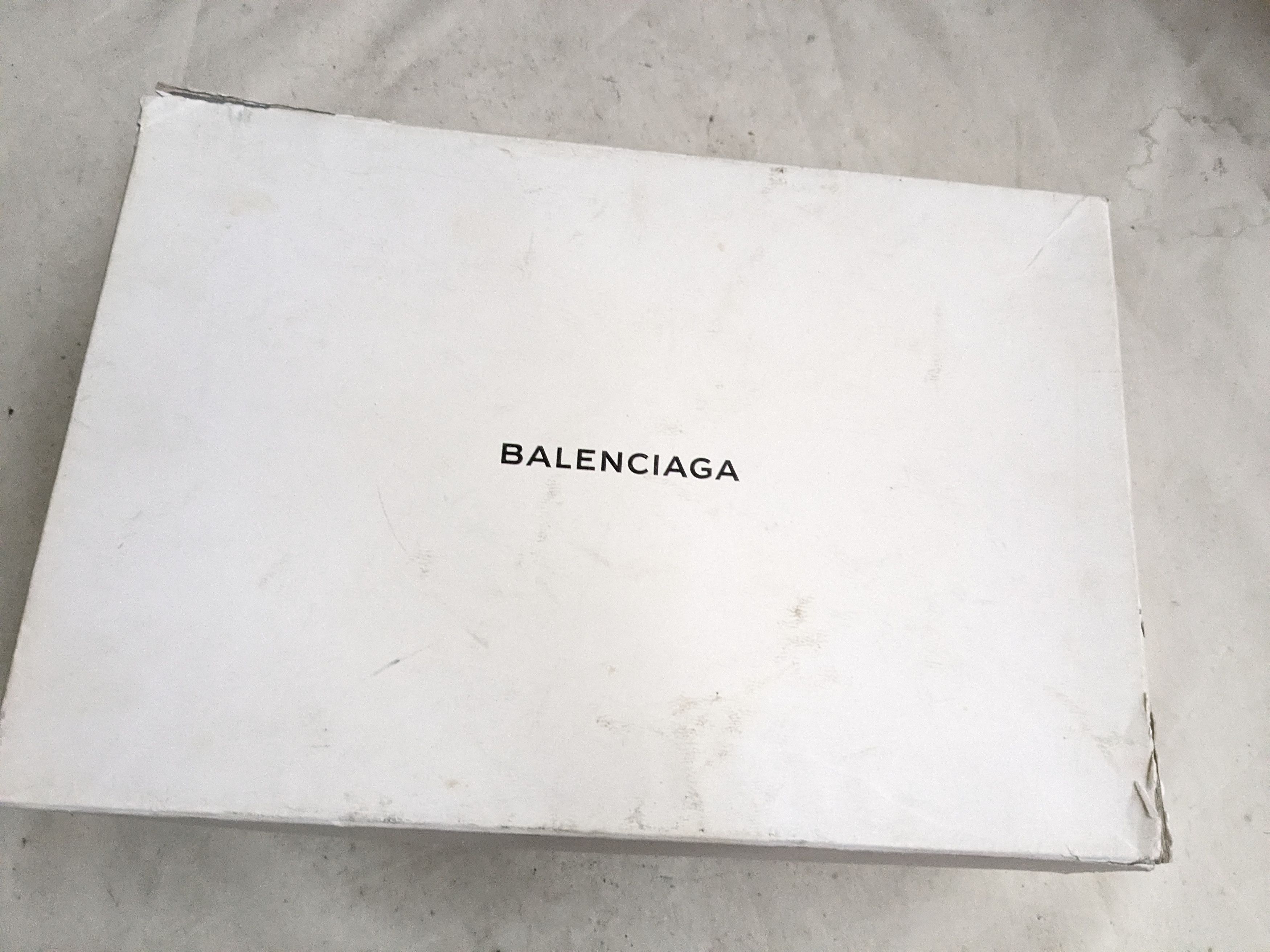 Balenciaga Balenciaga Arenas Burgundy Leather 12 High Tops Size US 12 / EU 45 - 20 Thumbnail