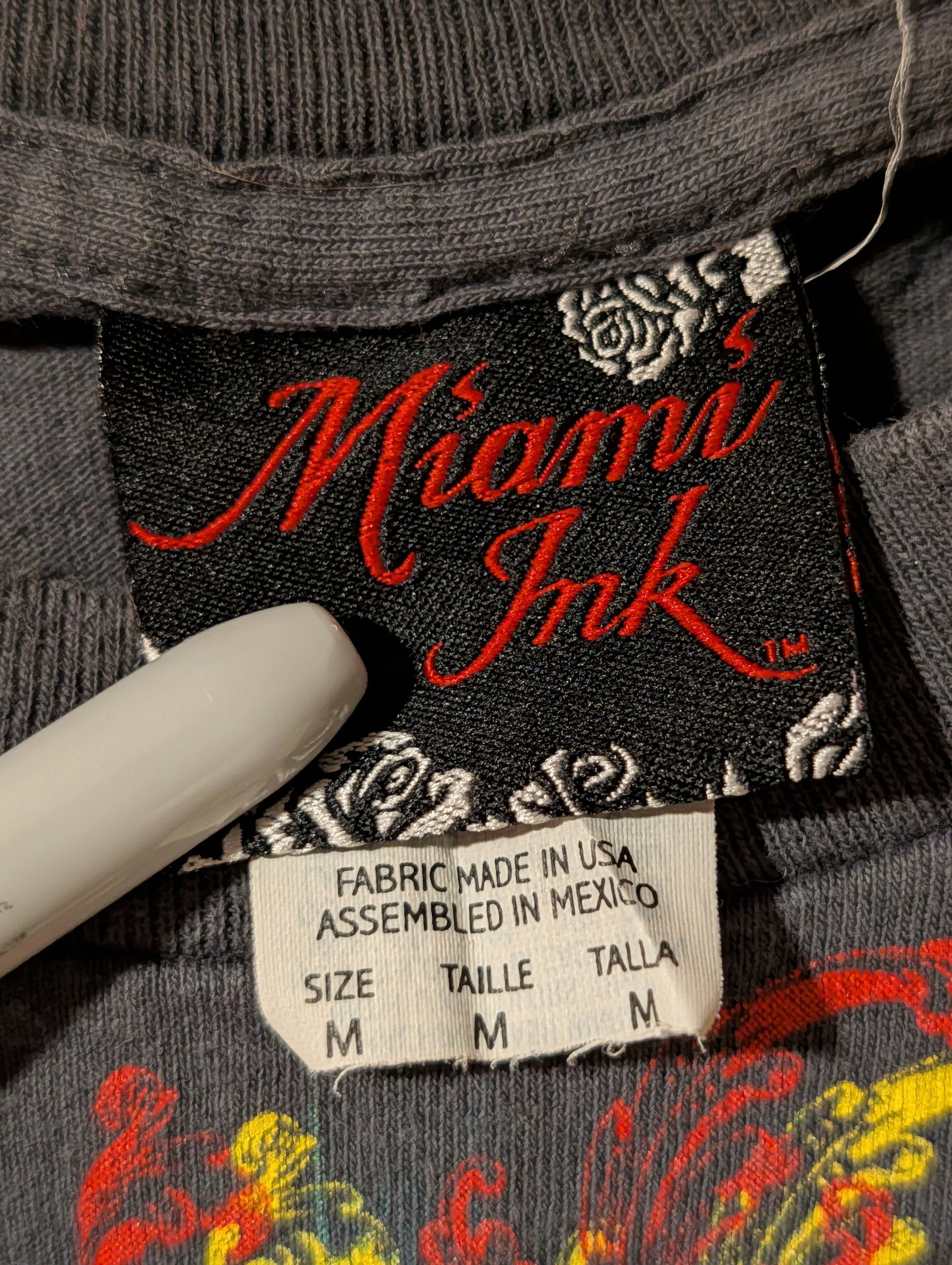 Ed Hardy Miami Ink Vintage 2008 Y2K Skeleton Crown T Shirt Tattoo Size US M / EU 48-50 / 2 - 3 Thumbnail