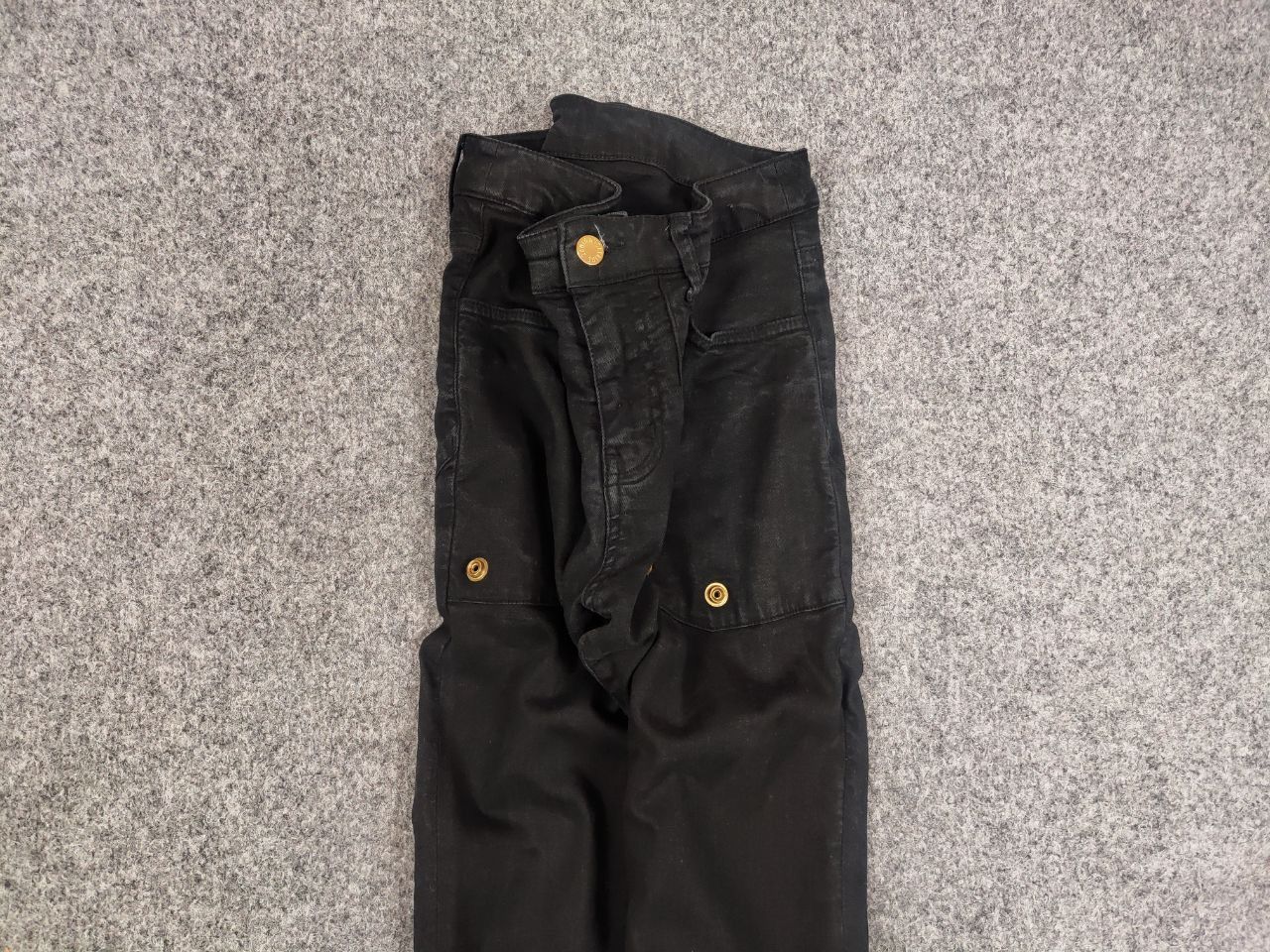 Zadig & Voltaire Zadig & Voltaire designer Black Denim Jeans straight fit Size 29" - 6 Thumbnail