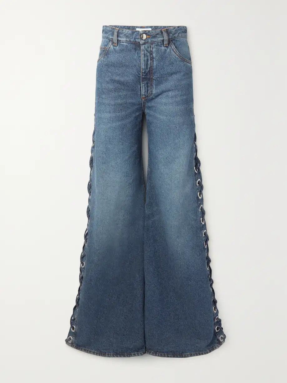 Chloe o1y0825 Denim Pant in Blue Size 27" / US 4 / IT 40 - 1 Thumbnail