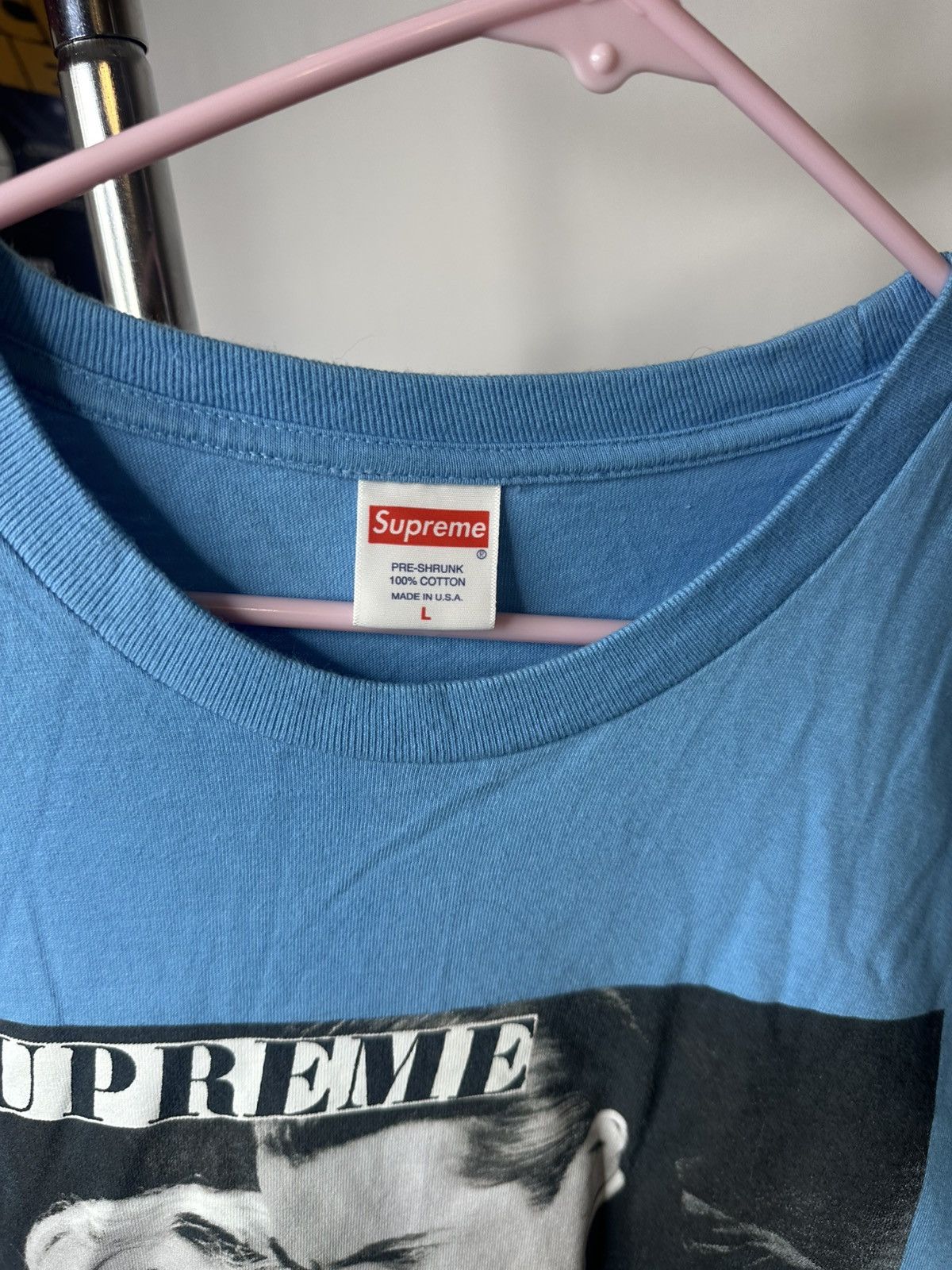 Supreme Supreme Bela Lugosi Tee Size Large - Blue Size US L / EU 52-54 / 3 - 3 Thumbnail