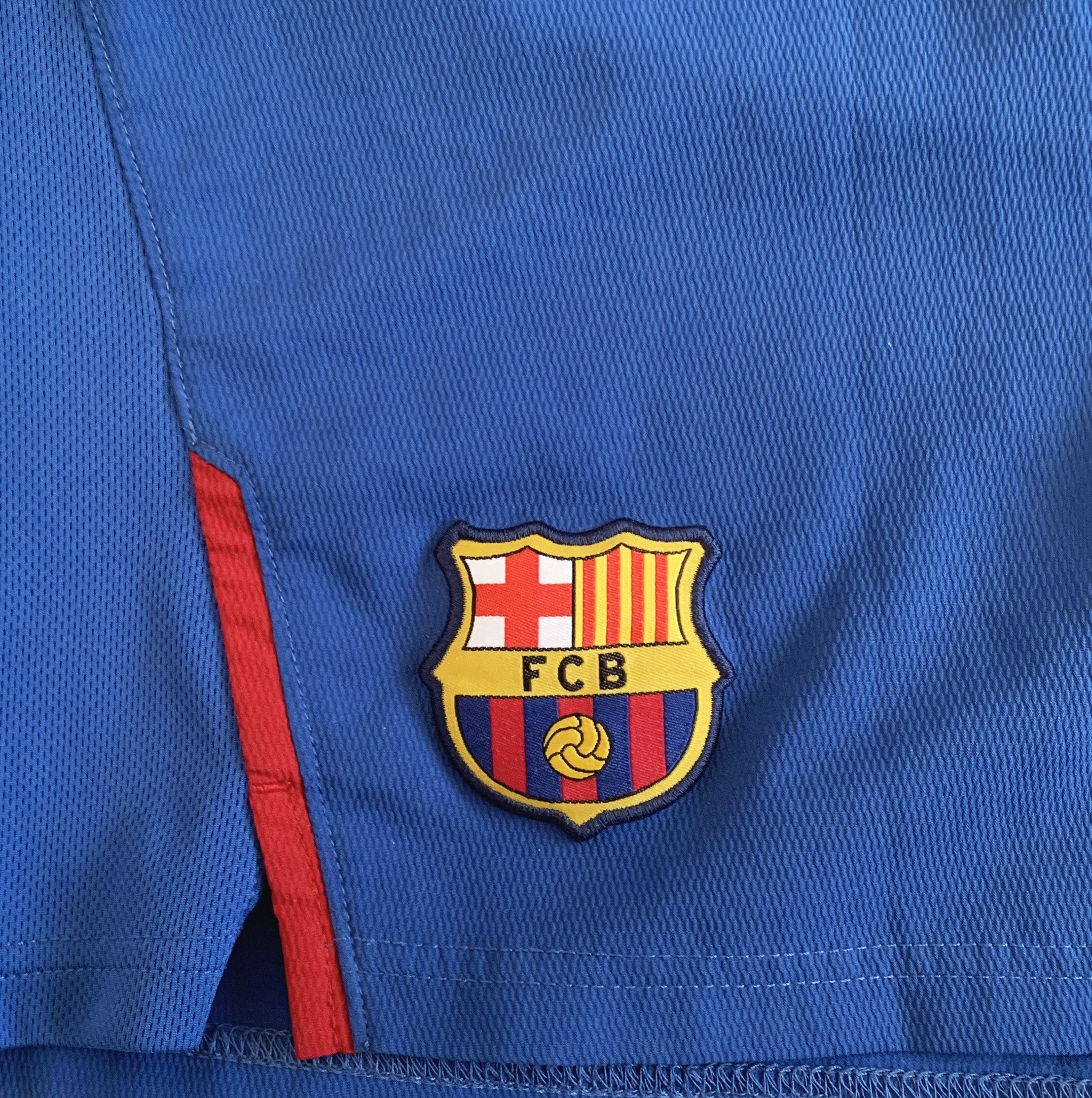 Nike Y2K NIKE BARCELONA FC Shorts Soccer Football Kit Jersey Size US 30 / EU 46 - 4 Thumbnail