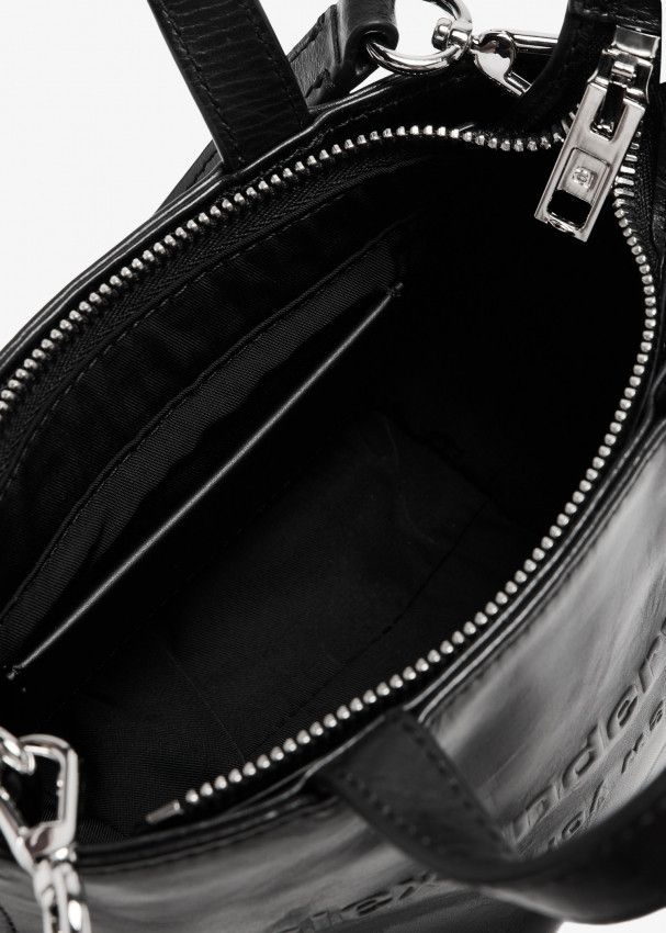 Alexander Wang o1s22i1n0225 Size: OS / Mini Leather Tote Bag in Black Size ONE SIZE - 5 Thumbnail