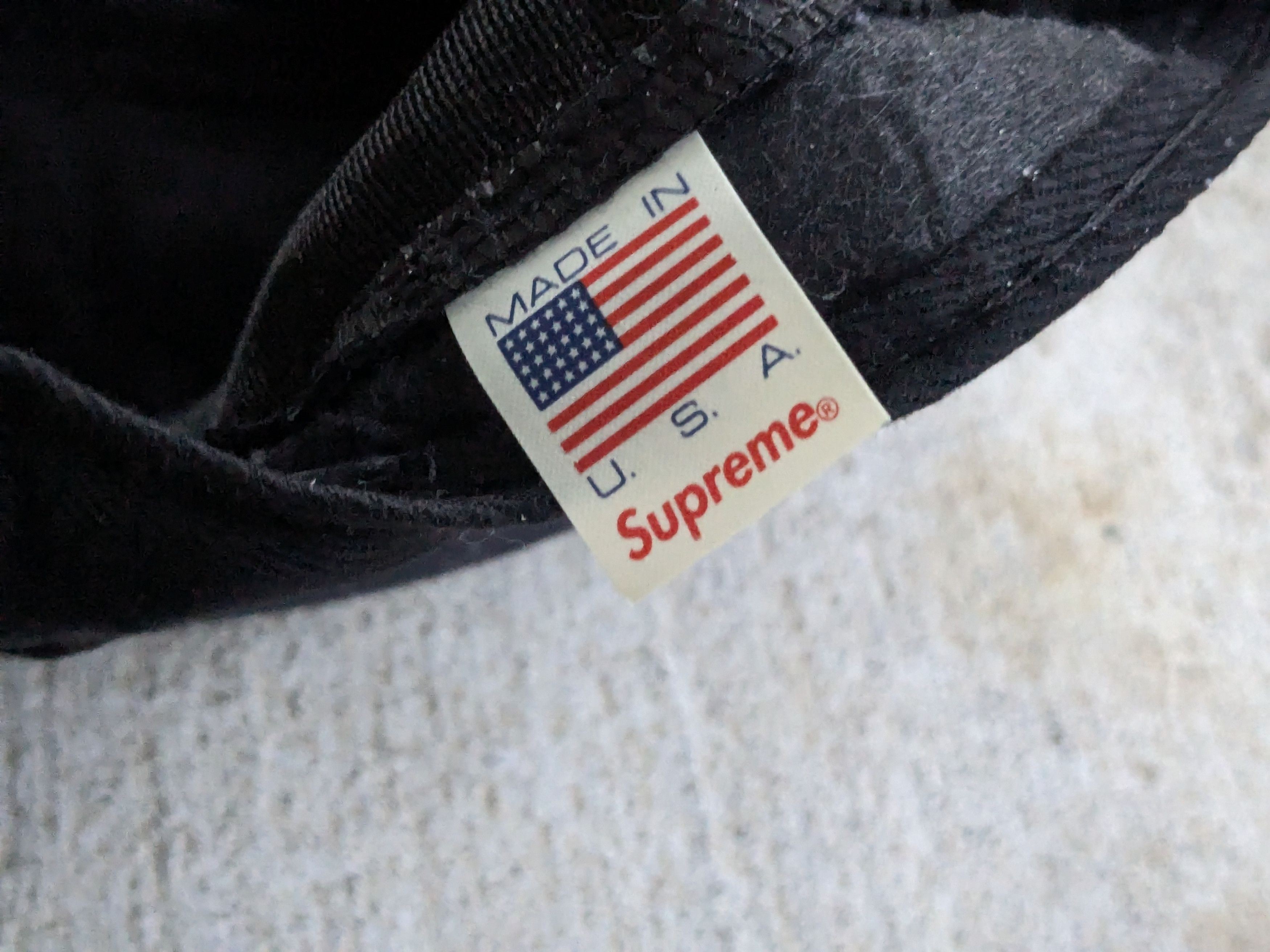 Supreme Supreme Expedition Leather Camp Cap Black Hat 5 Panel BOGO Size ONE SIZE - 10 Thumbnail