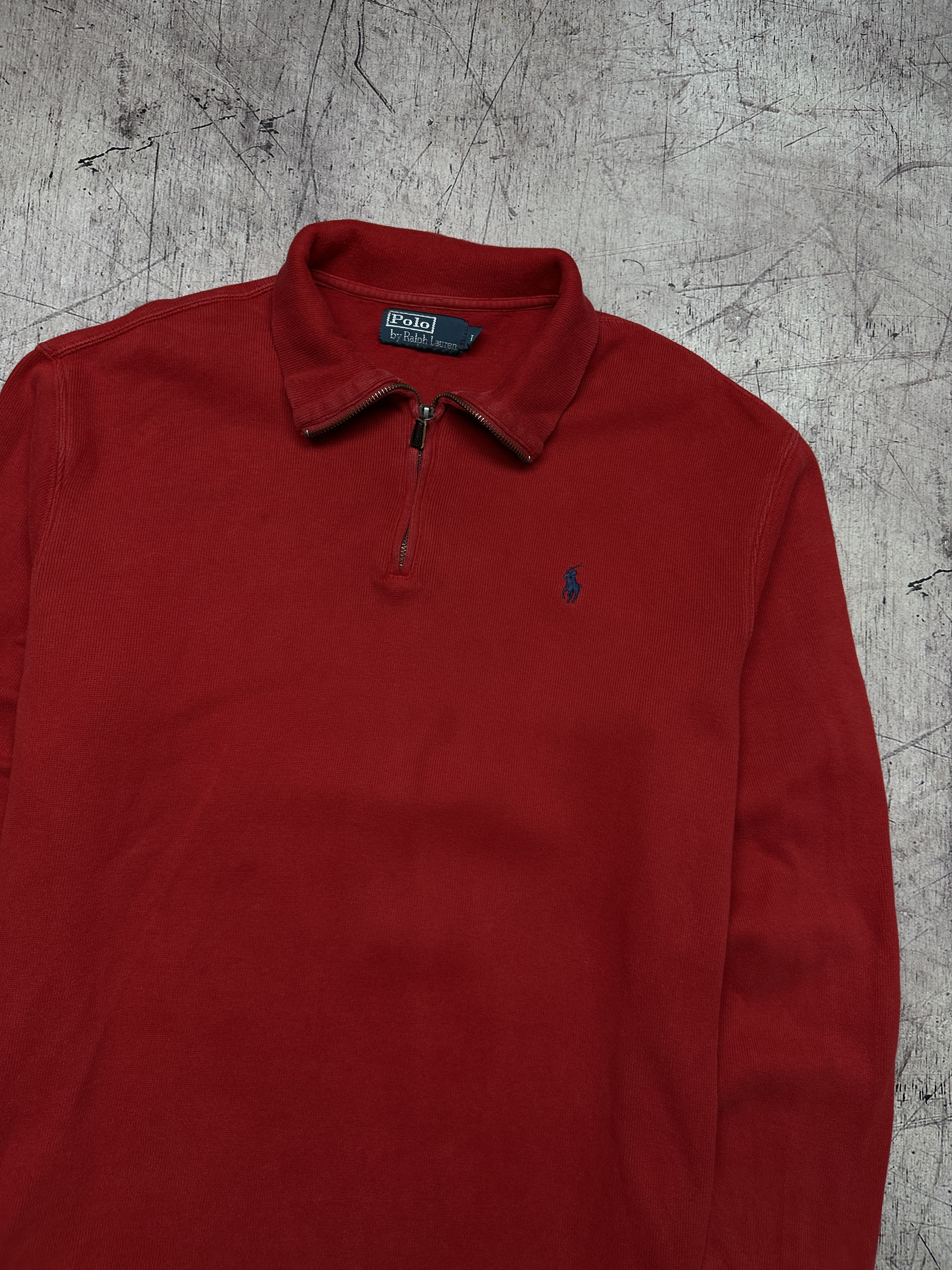 Polo Ralph Lauren Polo Ralph Lauren Vintage 1\4 Zip Sweatshirt Size US L / EU 52-54 / 3 - 2 Thumbnail