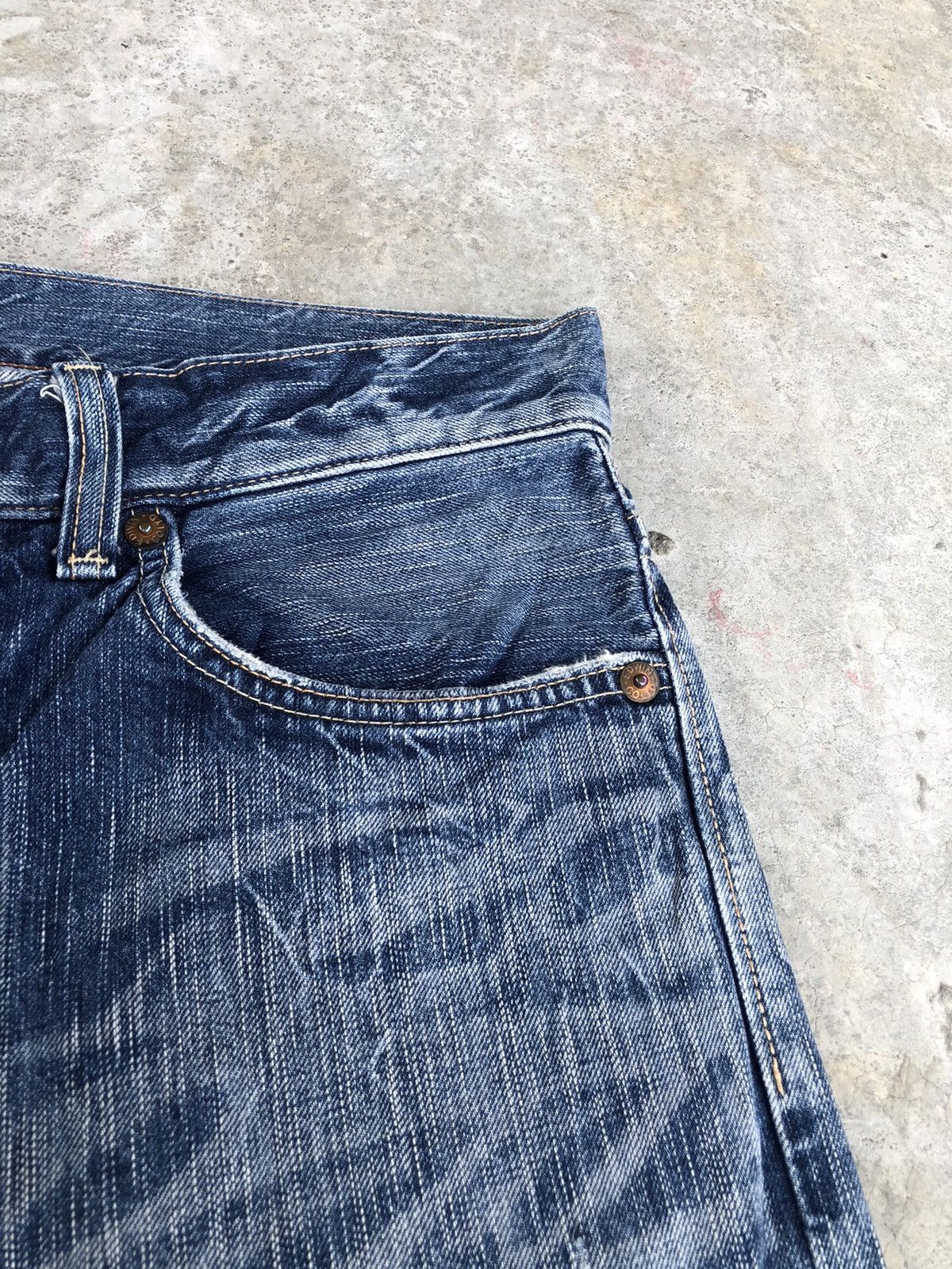 If Six Was Nine Japanese Edwin 503 Flared Jeans Distressed Jeans Size US 34 / EU 50 - 15 Thumbnail