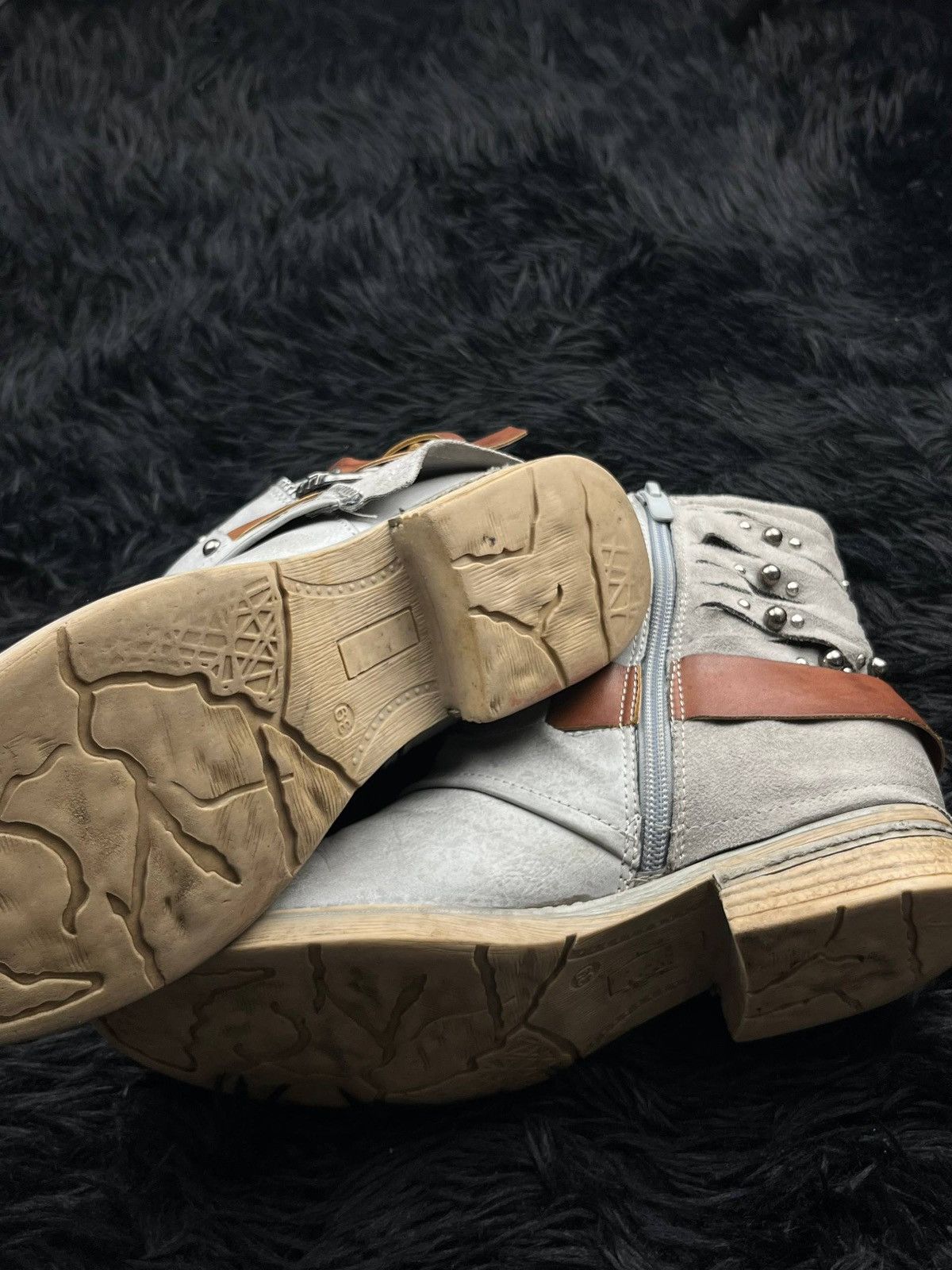 A.S.98 AS98 Style Arvhive Avant Garde Ankle Leather Boots Size US 9 / IT 39 - 11 Thumbnail