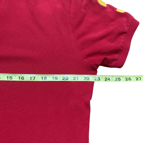 Polo Ralph Lauren × Ralph Lauren Polo Ralph Lauren Red & Yellow Polo Shirt Size US L / EU 52-54 / 3 - 4 Thumbnail