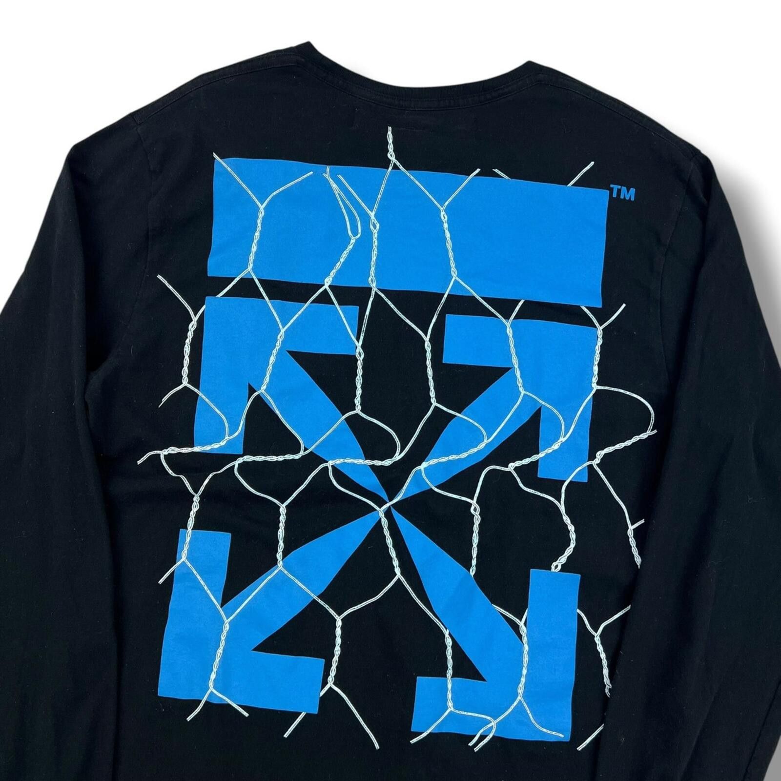 Off-White Off-White Fence Arrows Long Sleeve T Shirt Size US S / EU 44-46 / 1 - 1 Thumbnail