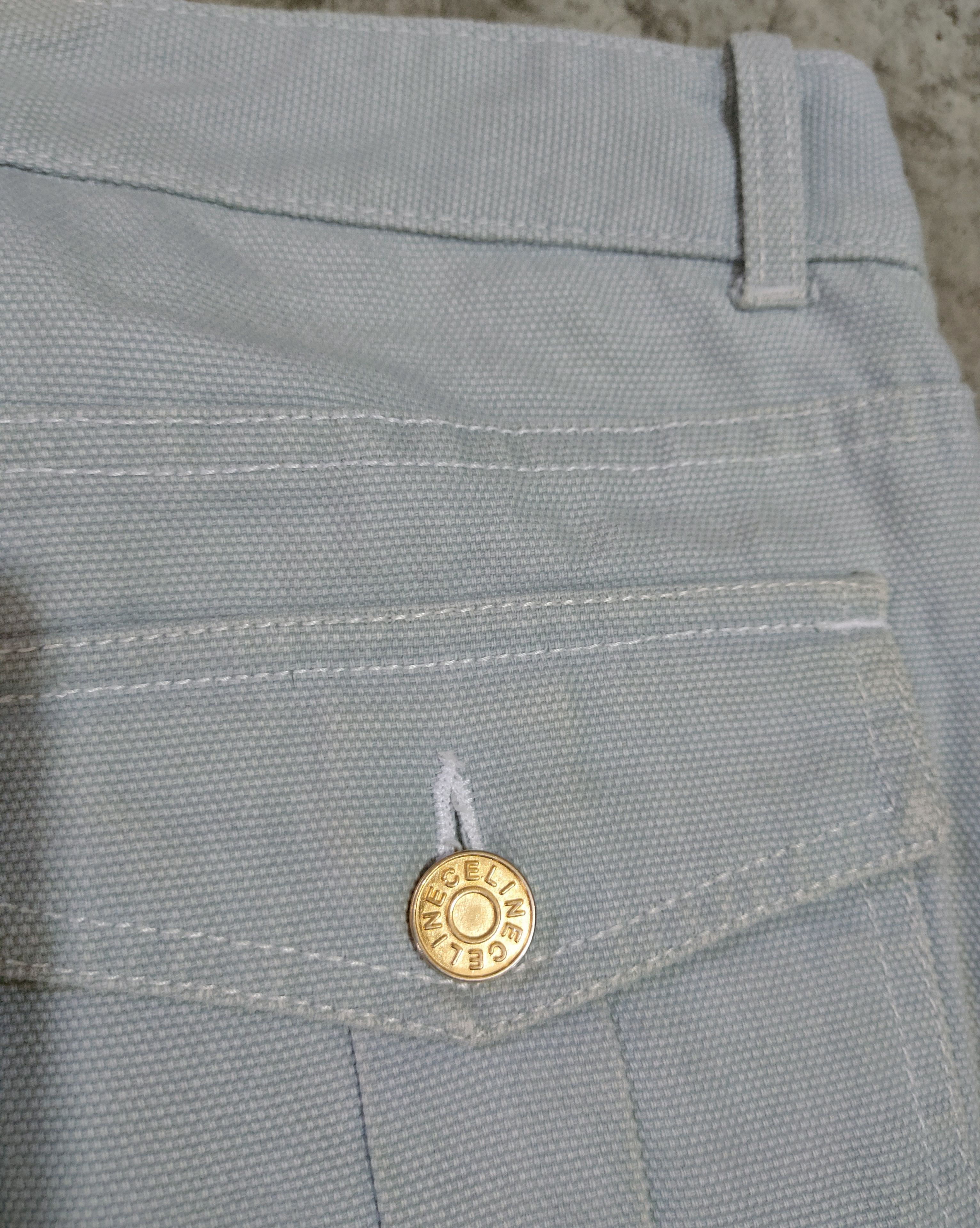 Celine Celine Modele Depose Croppeds jeans Size 29" - 9 Thumbnail