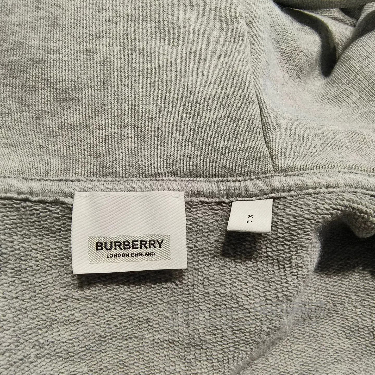 Burberry Burberry Gray TB Logo Zip-Up Hoodie. Size US S / EU 44-46 / 1 - 3 Thumbnail