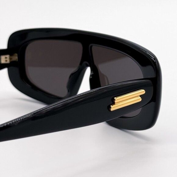 Bottega Veneta NEW BOTTEGA VENETA SUNGLASSES BLACK UNISEX EYEWEAR BOTTEGA V Size ONE SIZE - 8 Thumbnail
