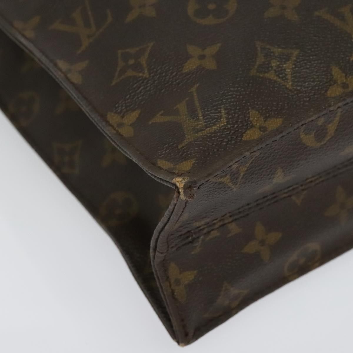 Louis Vuitton LOUIS VUITTON Monogram Sac Plat Hand Bag M51140 Size ONE SIZE - 9 Thumbnail