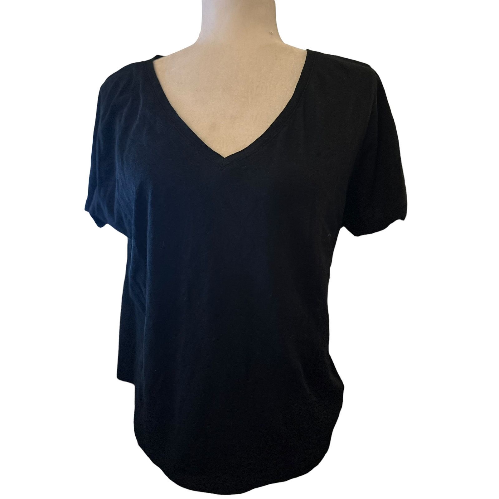 J.Crew J.Crew Vintage Cotton V-Neck Tee, Size L, NWOT Size L / US 10 / IT 46 - 1 Thumbnail