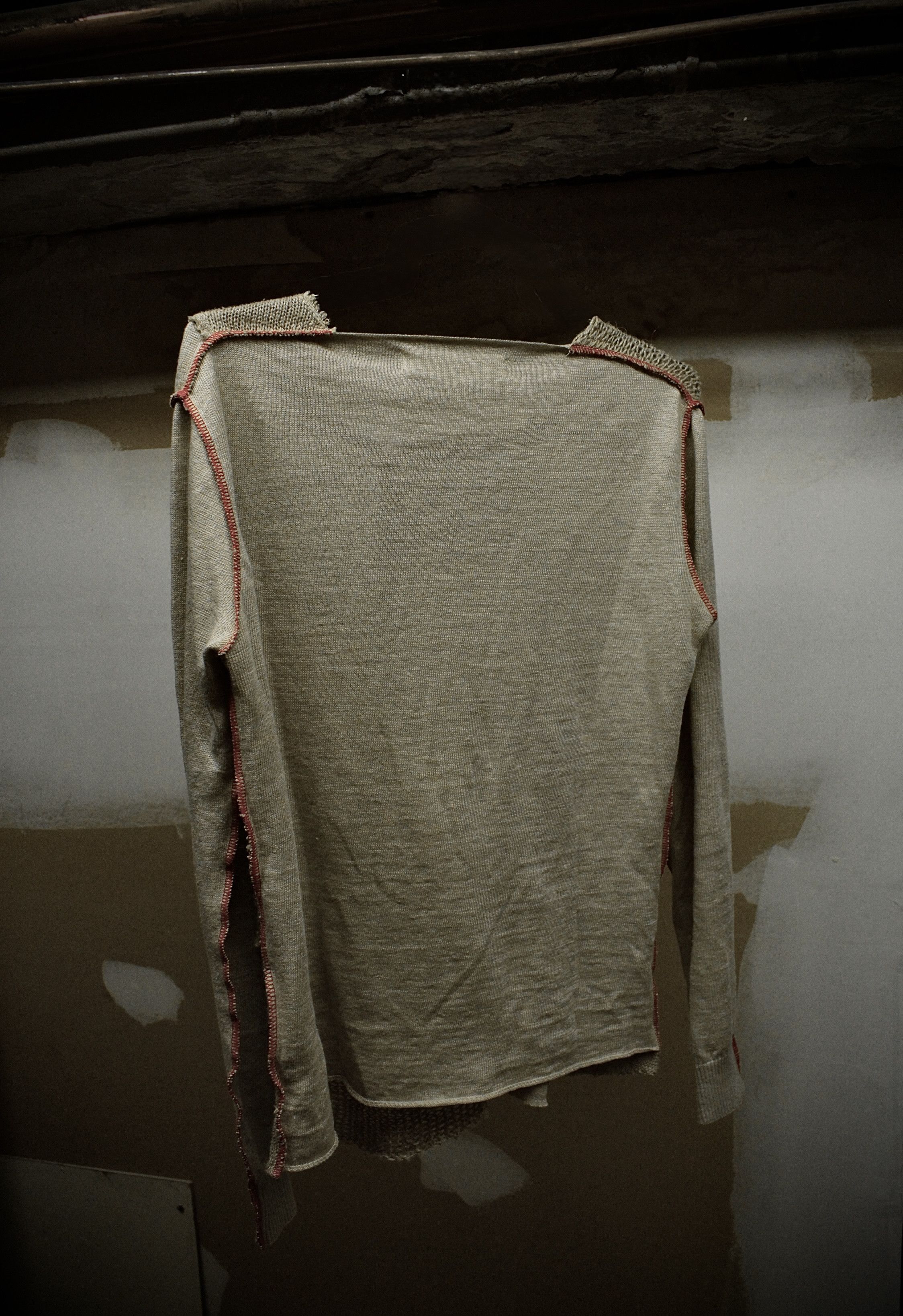 Junya Watanabe Junya Watanabe 03 Beige Patchwork Linen Knitted Long-sleeve Size US S / EU 44-46 / 1 - 3 Thumbnail