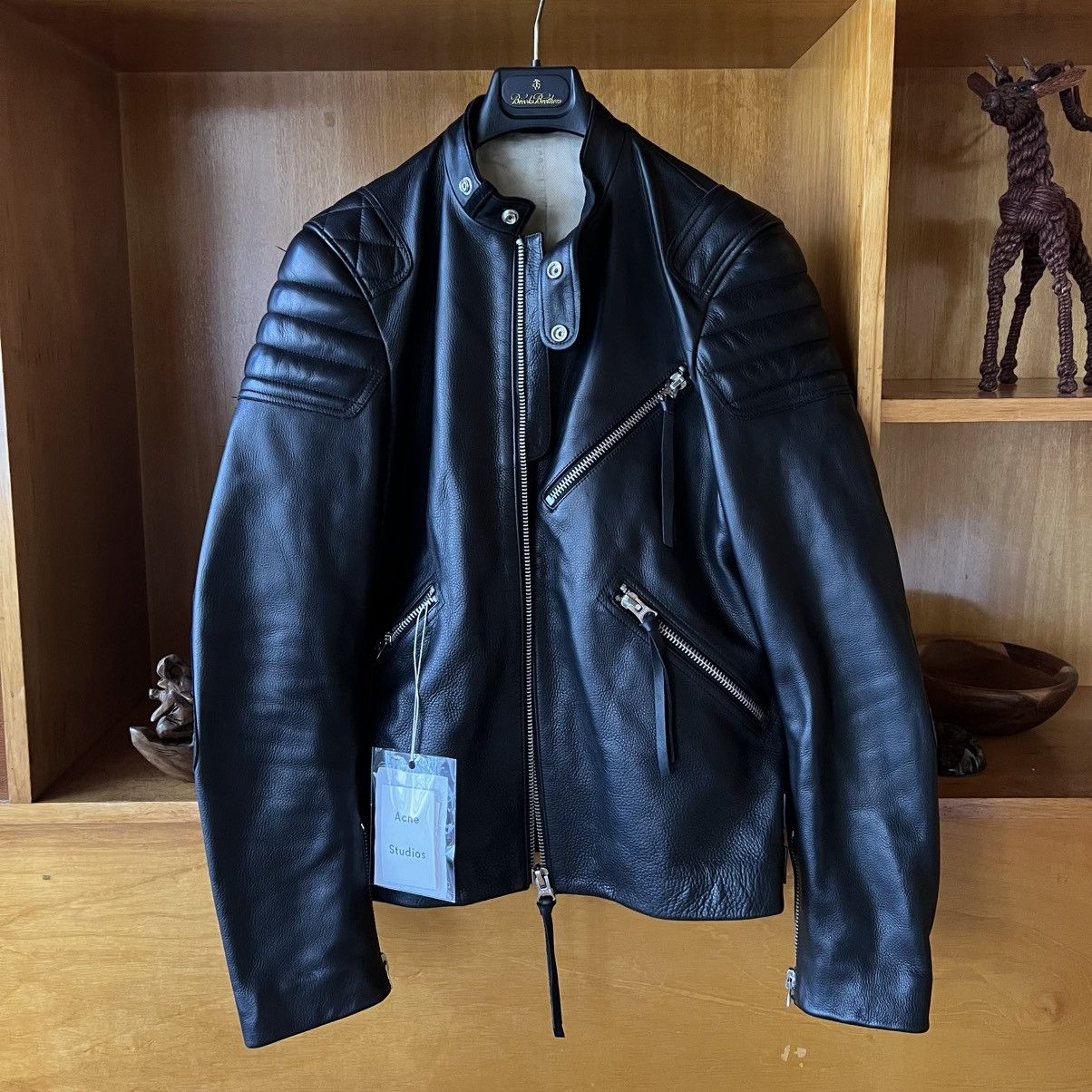 Acnd studios Oliver ライダース　アクネ　ストゥディオズ Acne Studios Oliver Leather Jacket | Grailed