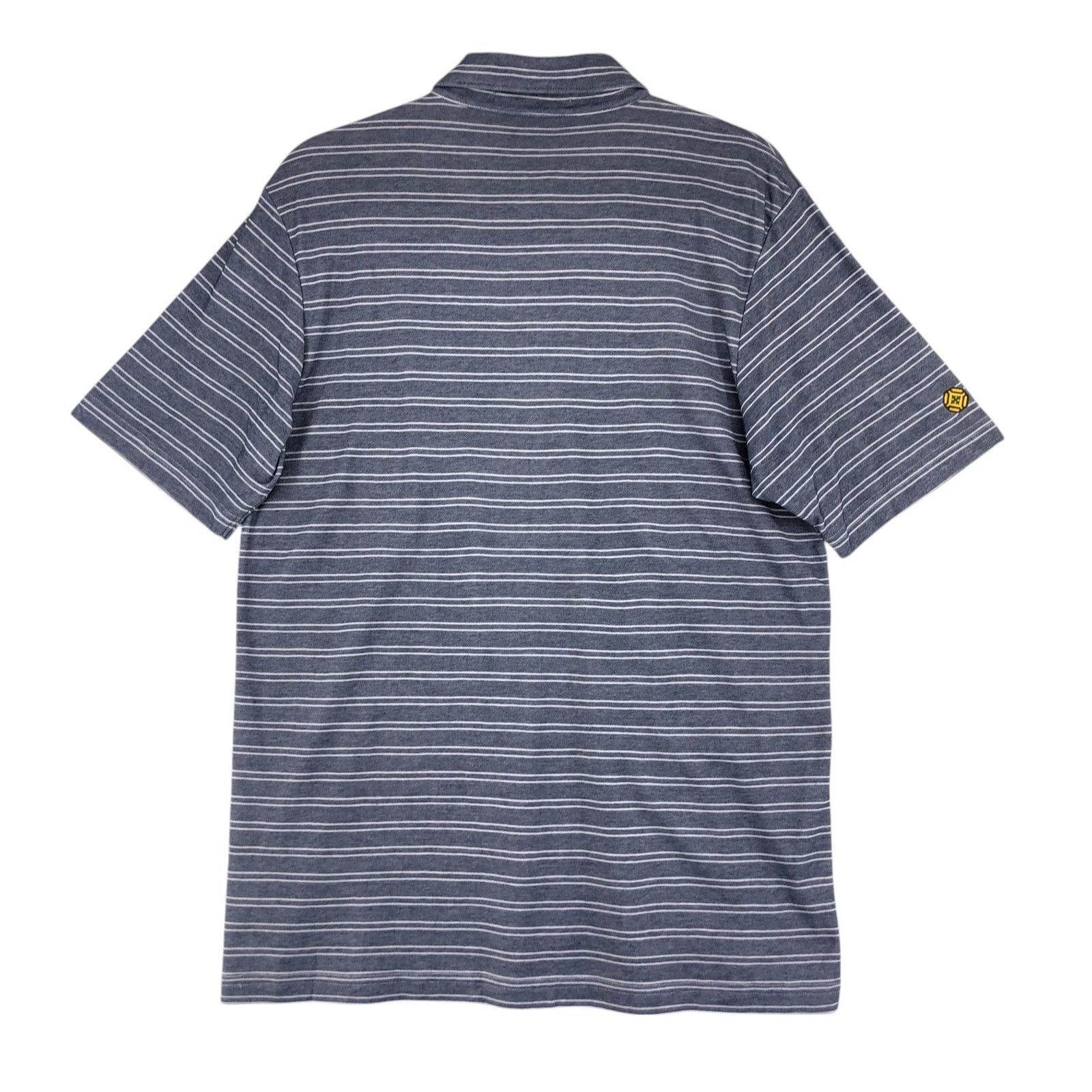 Criquet Criquet Men Size M Polo Shirt Short Sleeve Striped Gray Logo Size US M / EU 48-50 / 2 - 8 Thumbnail