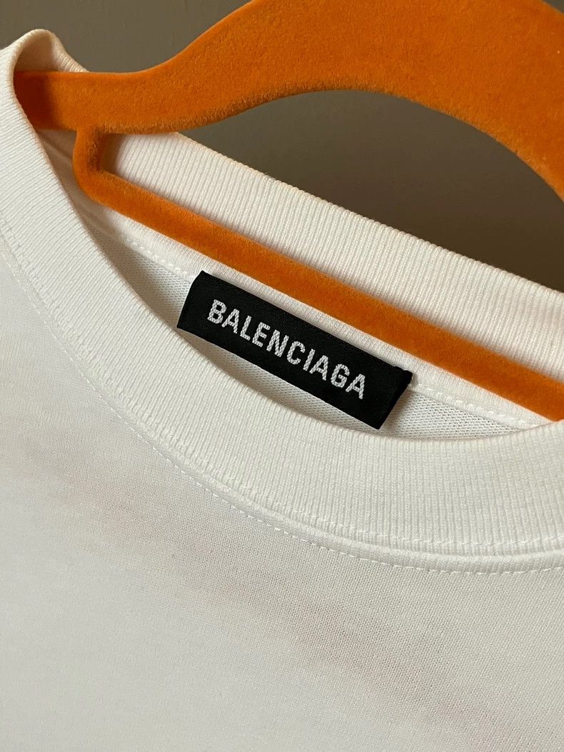 Balenciaga Balenciaga White MasterCard logo printed short sleeves Size US S / EU 44-46 / 1 - 4 Thumbnail