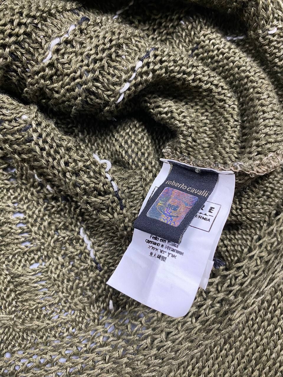 Roberto Cavalli Vintage Roberto Cavalli Linen Knit Sweater Size US L / EU 52-54 / 3 - 8 Thumbnail