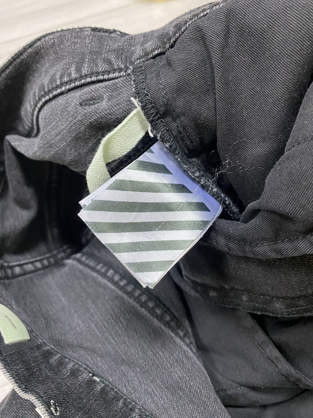 Off-White Off-White tape T 2013 Fire line do not cross jeans Size US 31 - 7 Thumbnail