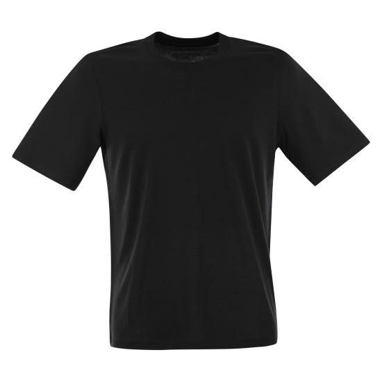 MAJESTIC FILATURES MAJESTIC FILATURES Men T-Shirts S24M296 HTS216 BLACK Size US L / EU 52-54 / 3 - 1 Thumbnail