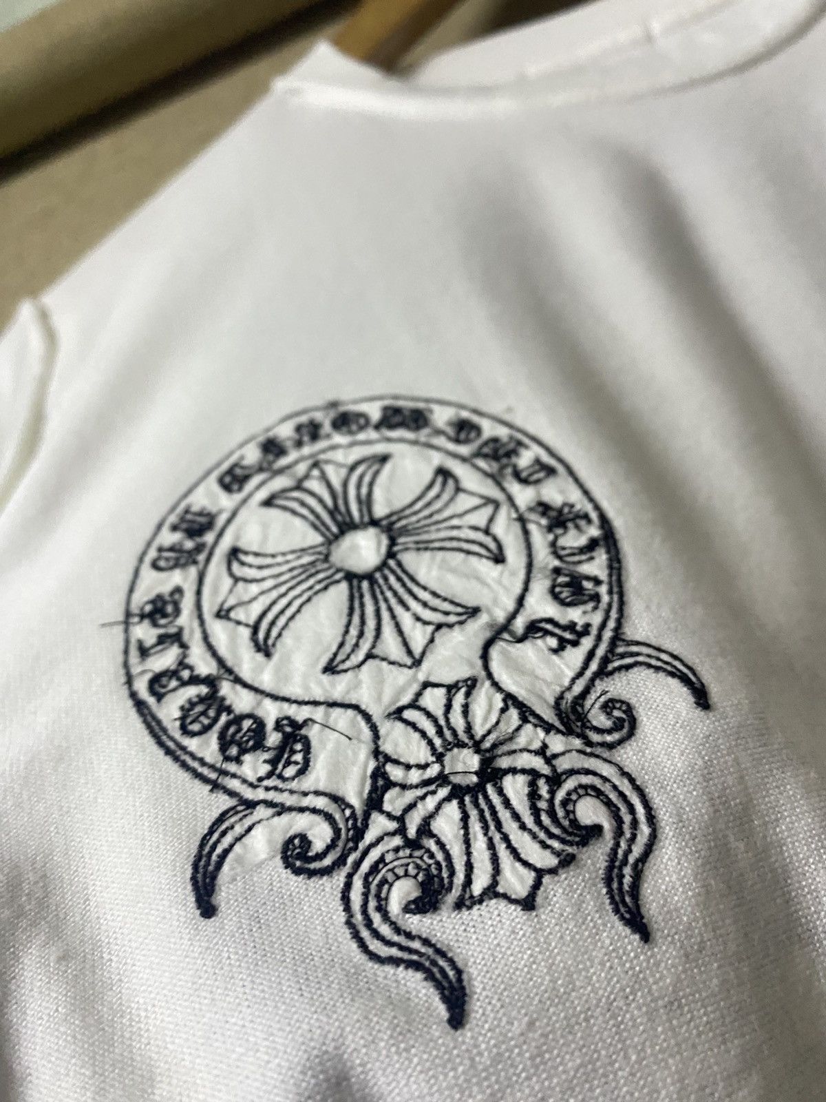 20471120 Japan Slangy Fucker Inspired Chrome Heart Malibu Cross Tee Size US M / EU 48-50 / 2 - 4 Thumbnail