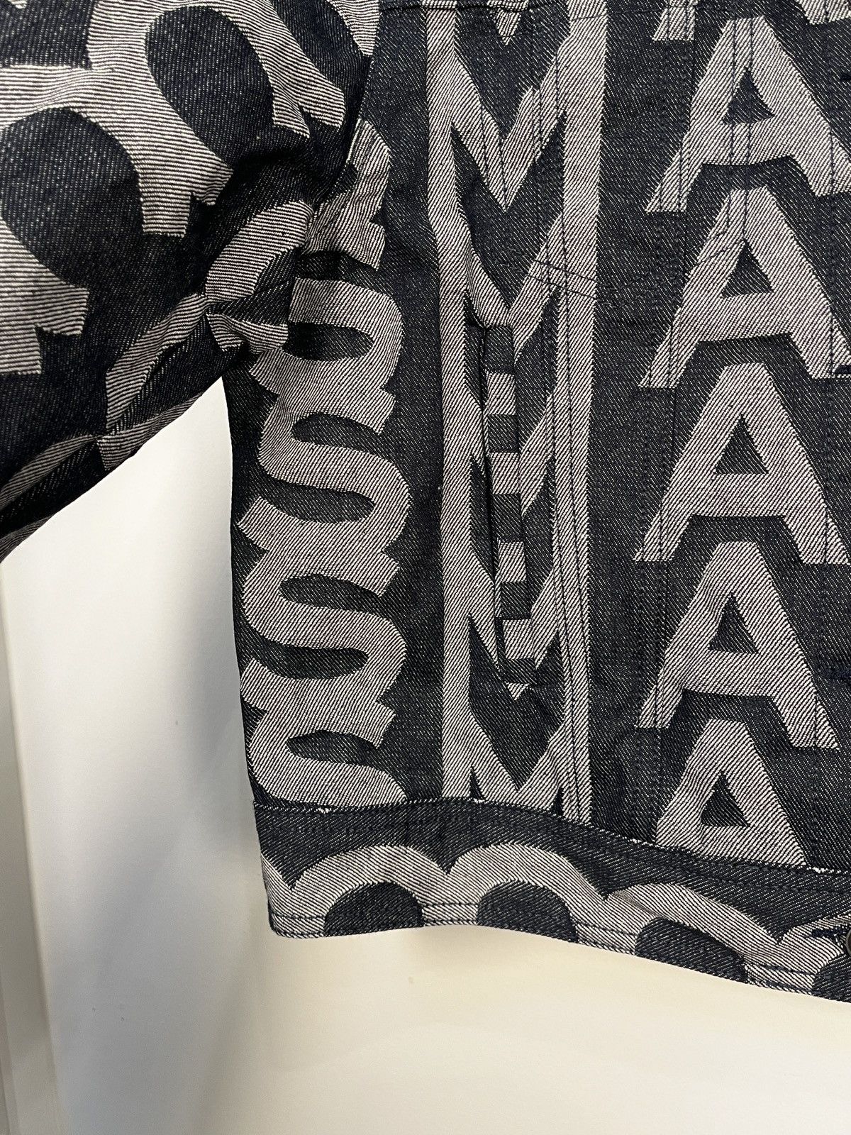 Marc Jacobs Marc Jacobs Raw Denim Monogram Jacket (unisex) Size US L / EU 52-54 / 3 - 14 Thumbnail