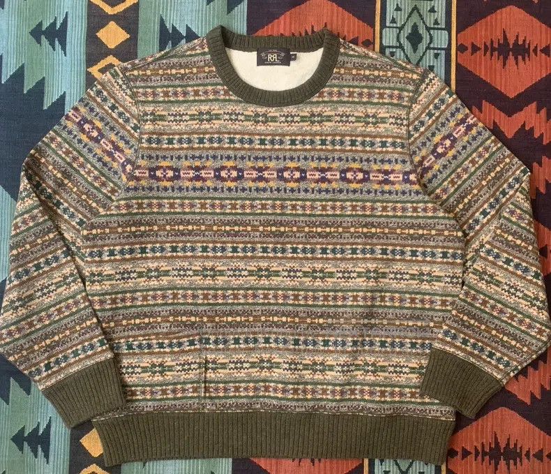 RRL Ralph Lauren RRL Ralph Lauren Crewneck sweatshirt Size US XXL / EU 58 / 5 - 1 Thumbnail