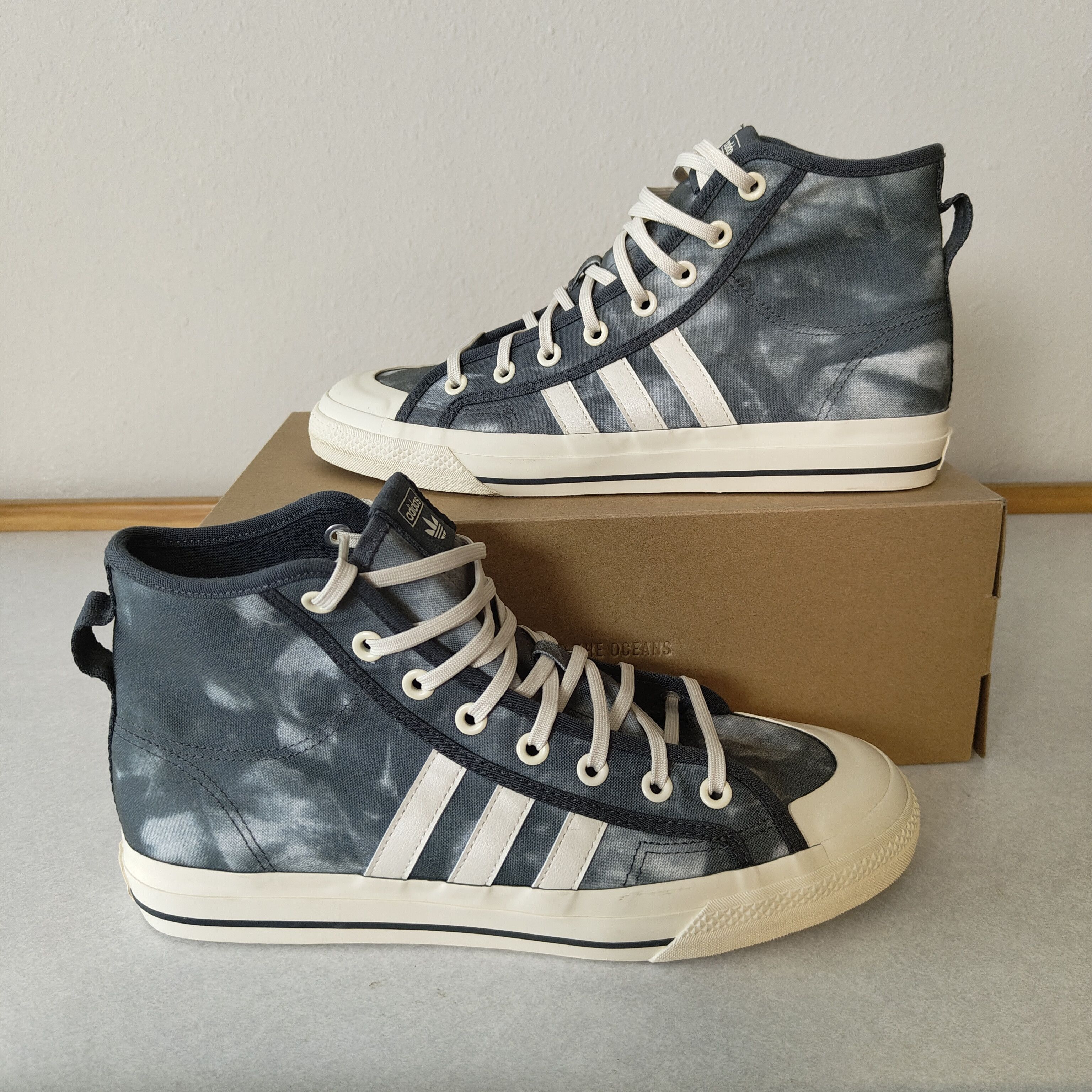 Adidas Adidas x Parley NIZZA HI RF Sneakers GX4586 Size US 11.5 / EU 44-45 - 2 Thumbnail
