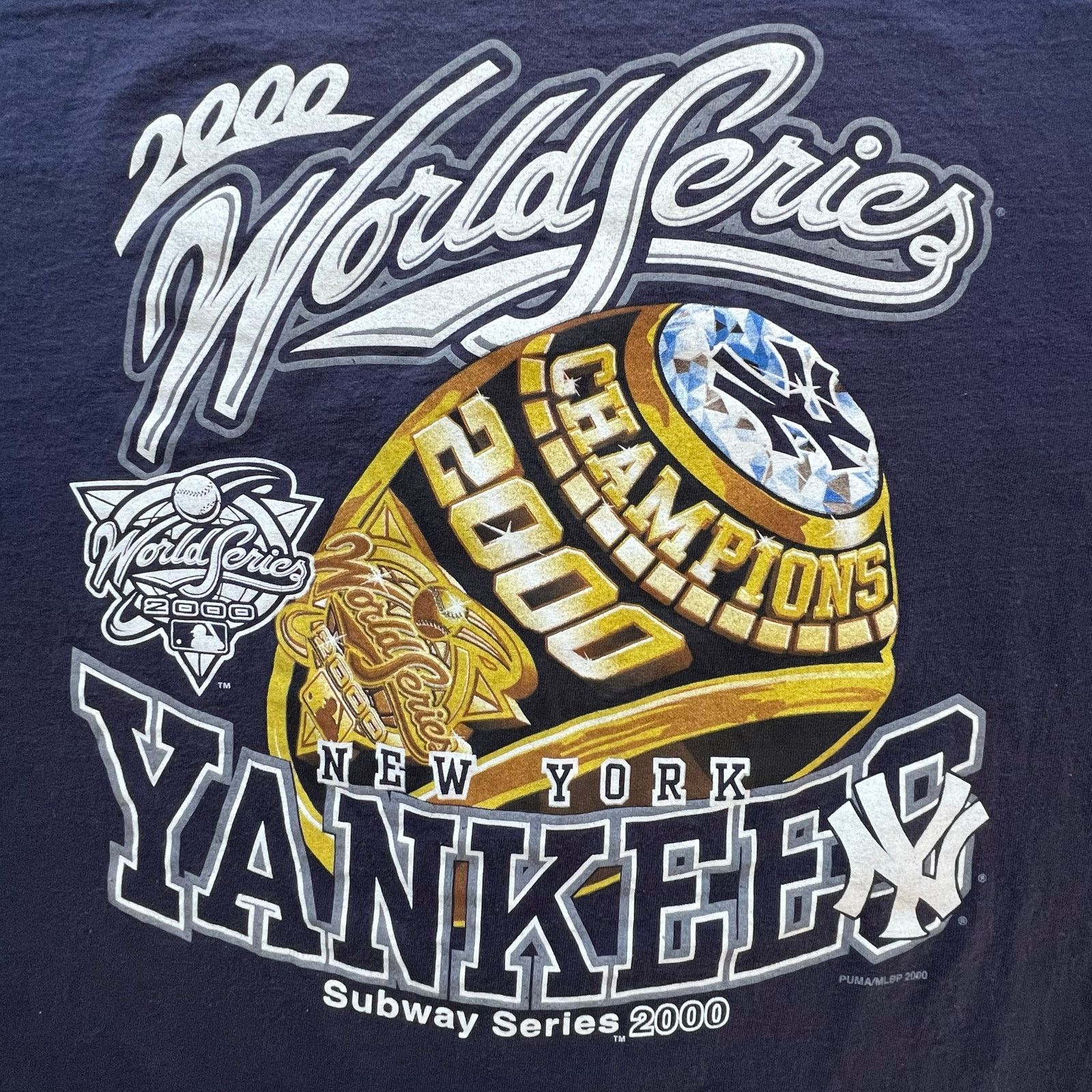 New York Yankees × Puma × Vintage Vintage NY Yankees World Series Ring Champions Subway 2000 Size US L / EU 52-54 / 3 - 2 Thumbnail