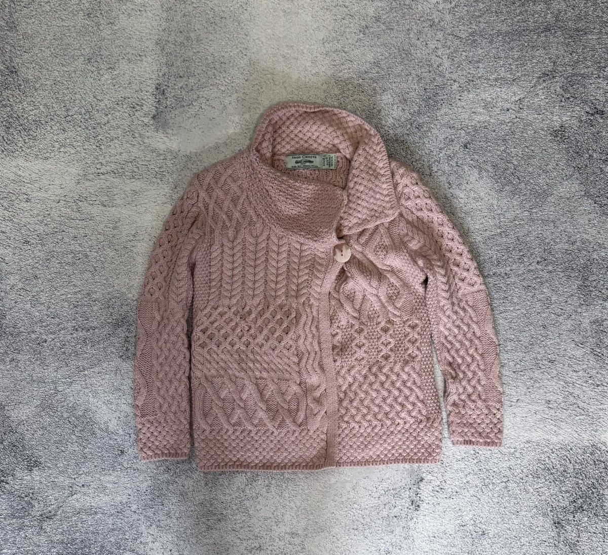 Aran Crafts Aran Crafts Women Merino Wool Cardigan Sweater Ireland Knit Size L / US 10 / IT 46 - 3 Thumbnail