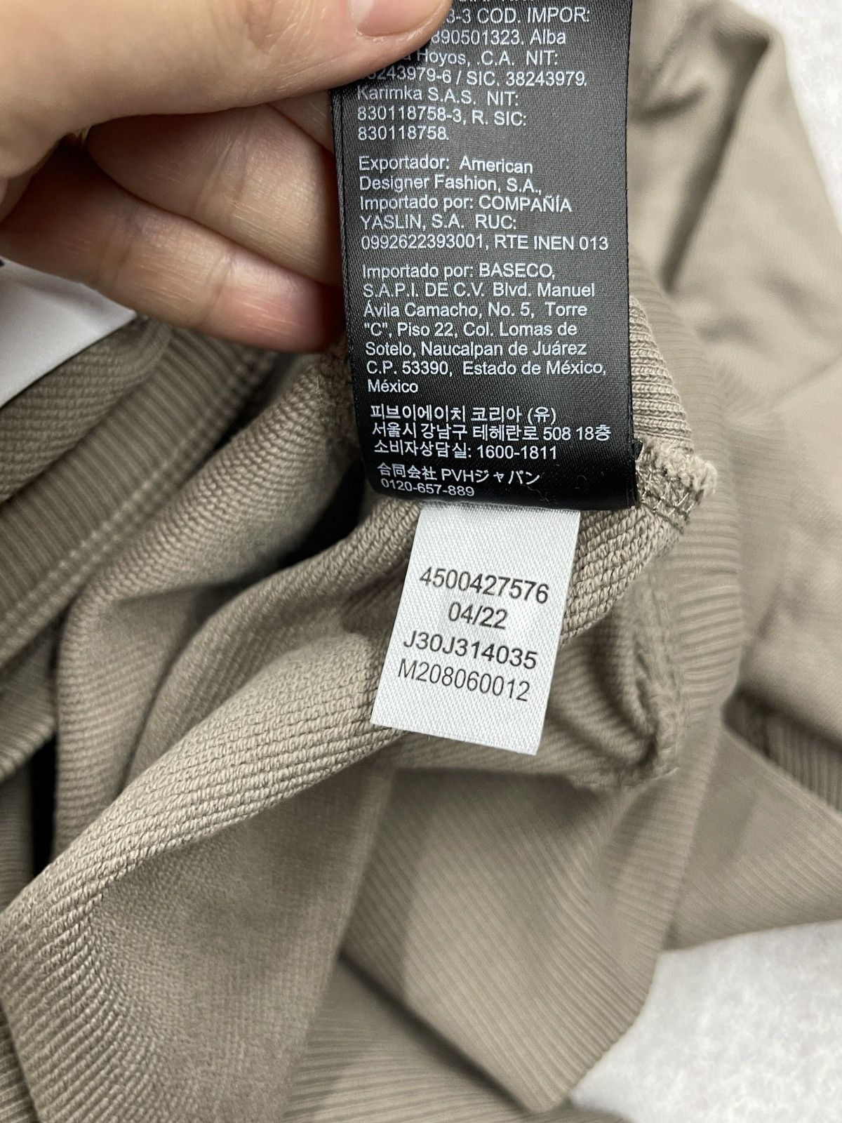Calvin Klein Mens Calvin Klein Brown Sweatshirt Patch Logo Size M Size US M / EU 48-50 / 2 - 7 Thumbnail