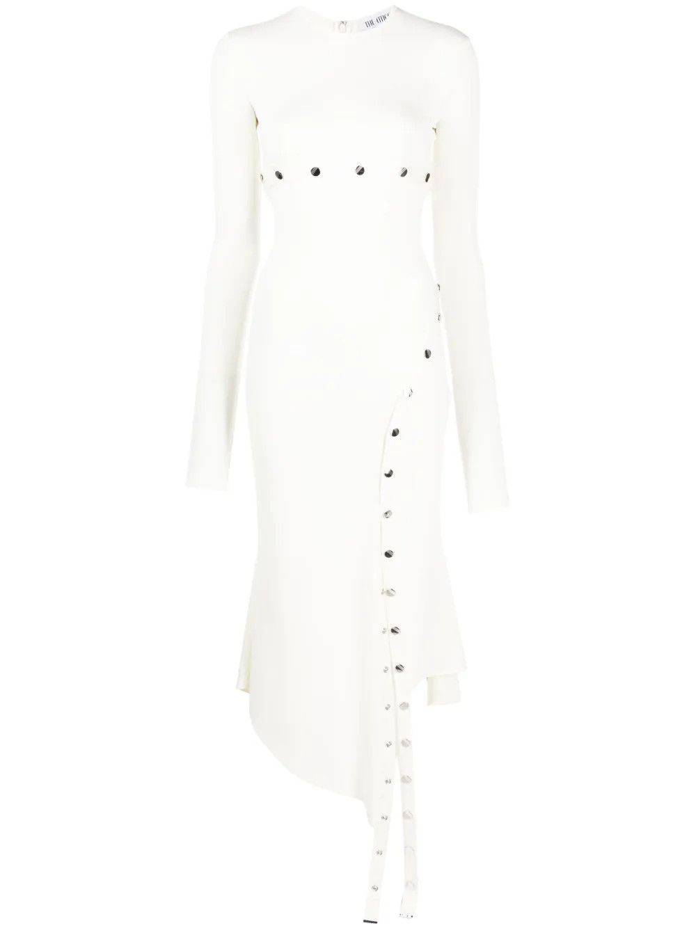 The Attico o1mle0526 Midi Dress In Neutrals Size S / US 4 / IT 40 - 1 Thumbnail