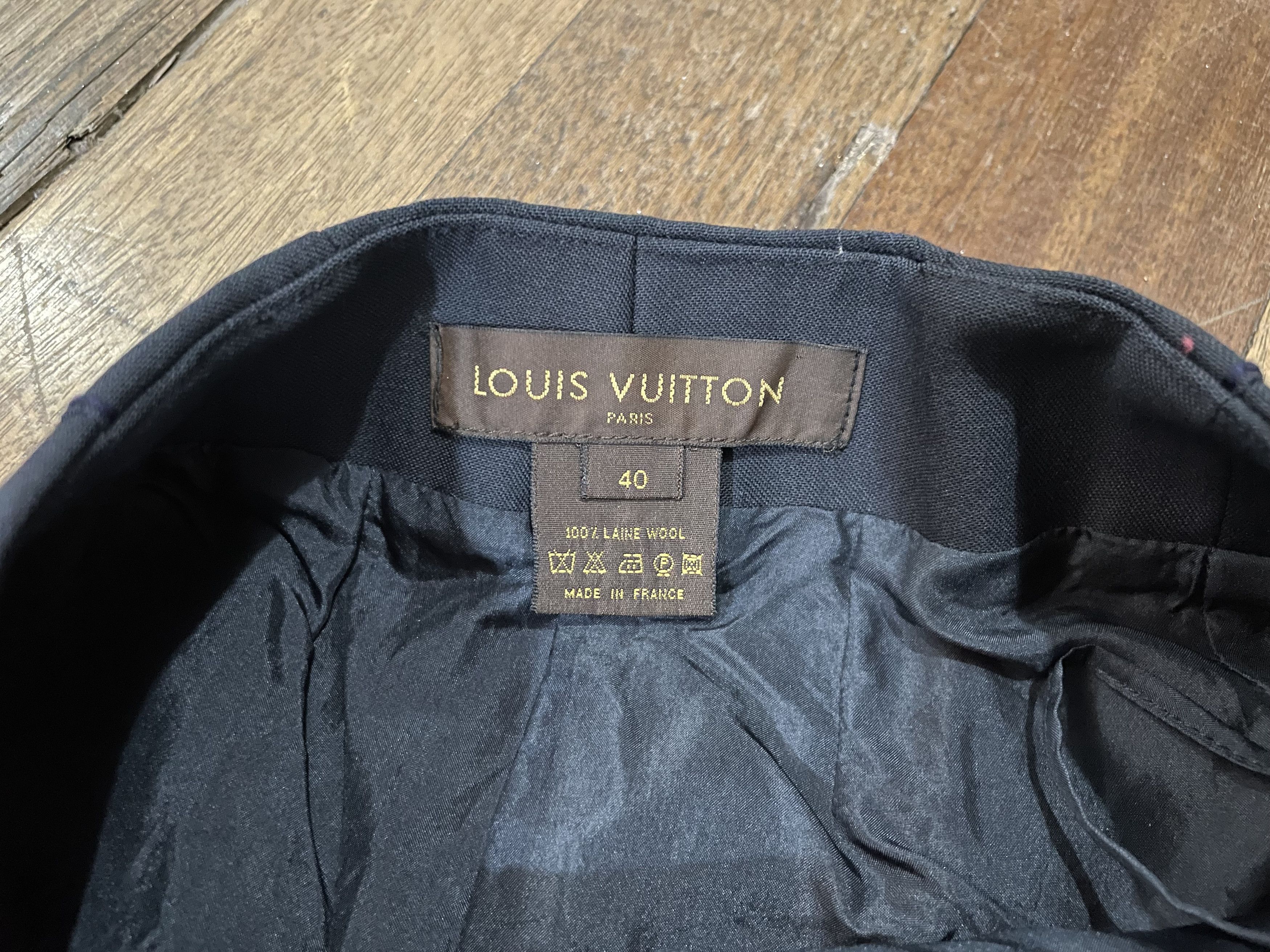 Louis Vuitton Louis Vuitton Wool Skirt Size 28" / US 6 / IT 42 - 5 Thumbnail